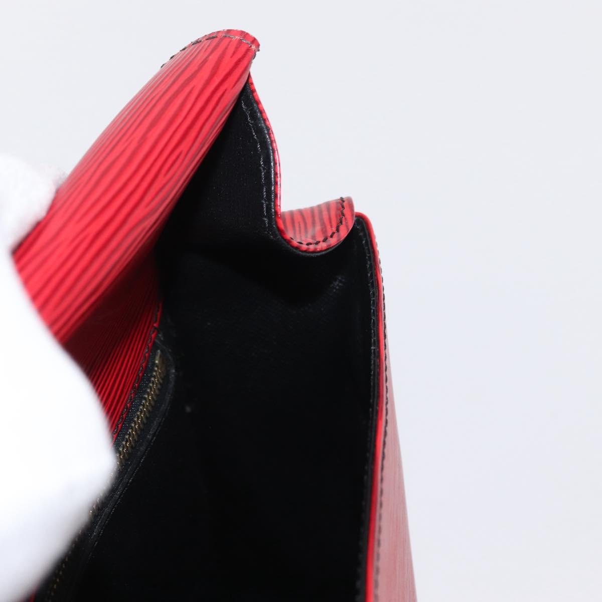 LOUIS VUITTON Epi Saint Cloud GM Shoulder Bag Red M52197 LV Auth 155024