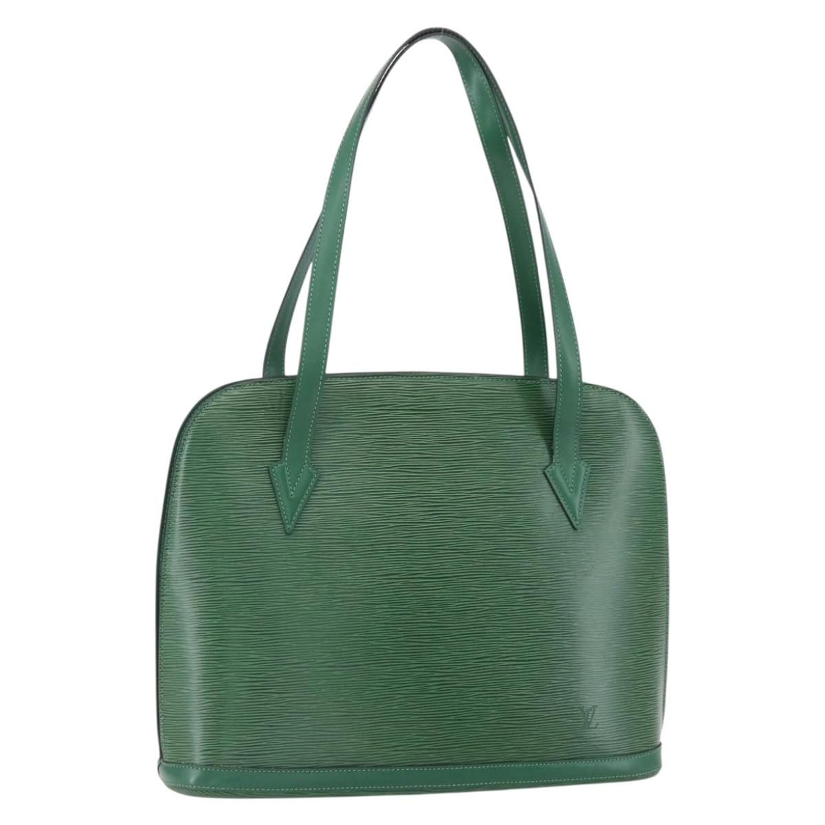 LOUIS VUITTON Epi Lussac Shoulder Bag Green M52284 LV Auth 155025