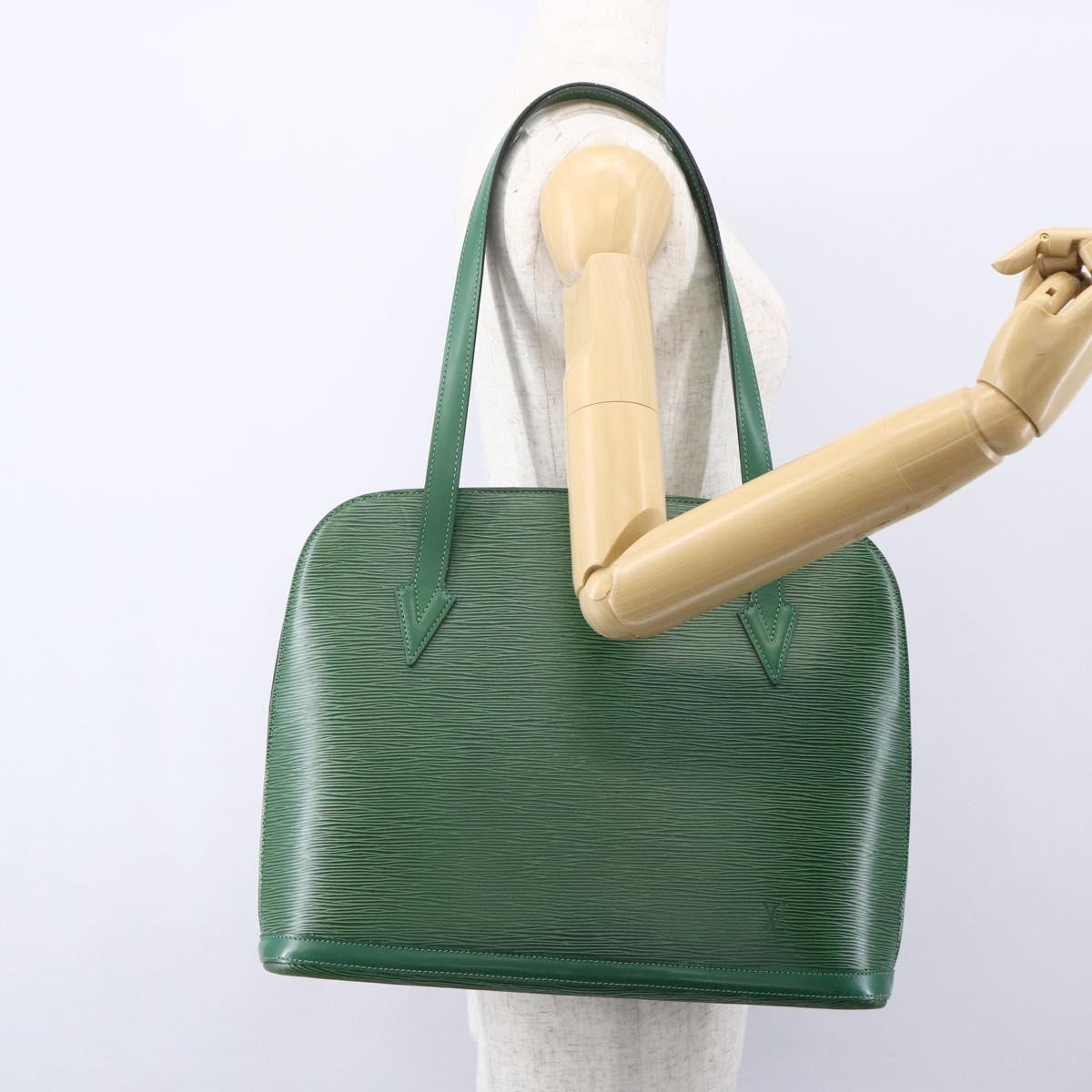 LOUIS VUITTON Epi Lussac Shoulder Bag Green M52284 LV Auth 155025