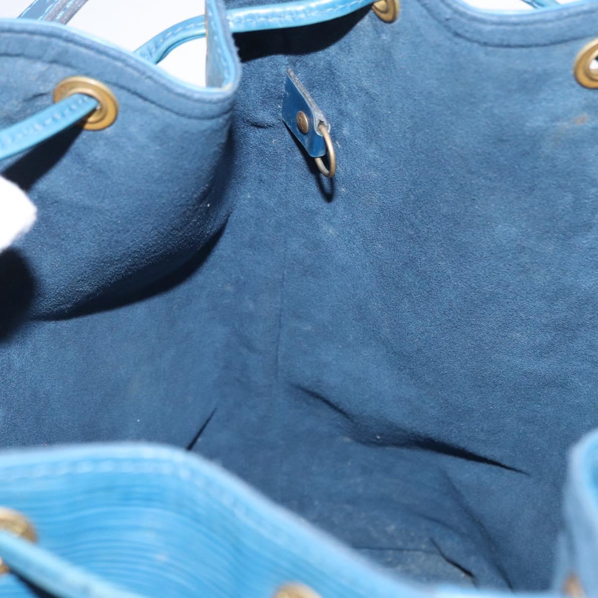 LOUIS VUITTON Epi Noe Shoulder Bag Toledo Blue M44005 LV Auth 155026