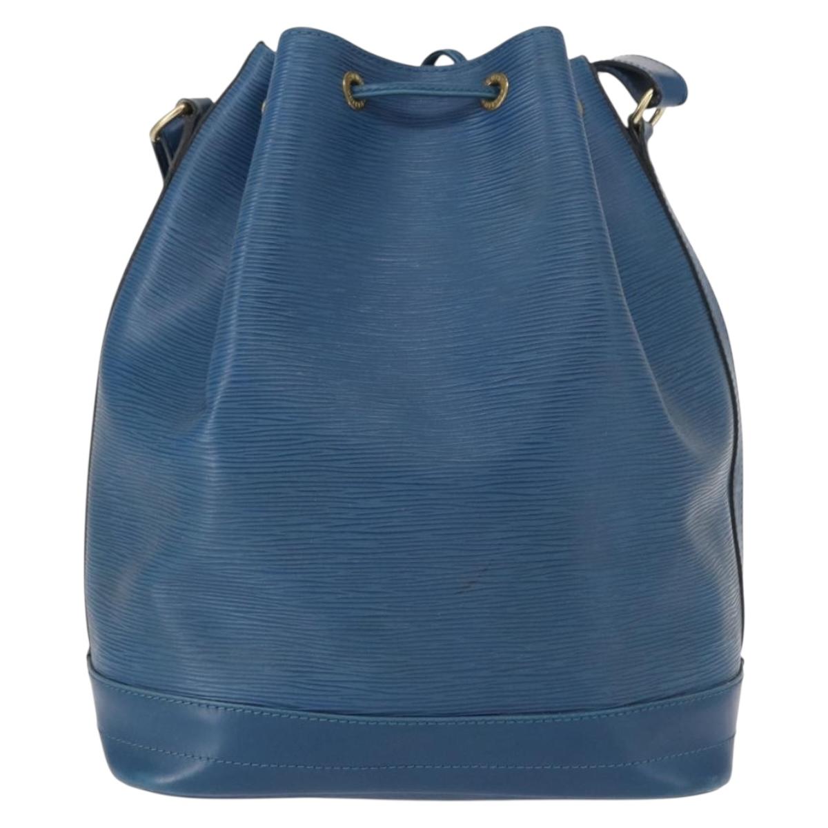 LOUIS VUITTON Epi Noe Shoulder Bag Toledo Blue M44005 LV Auth 155026