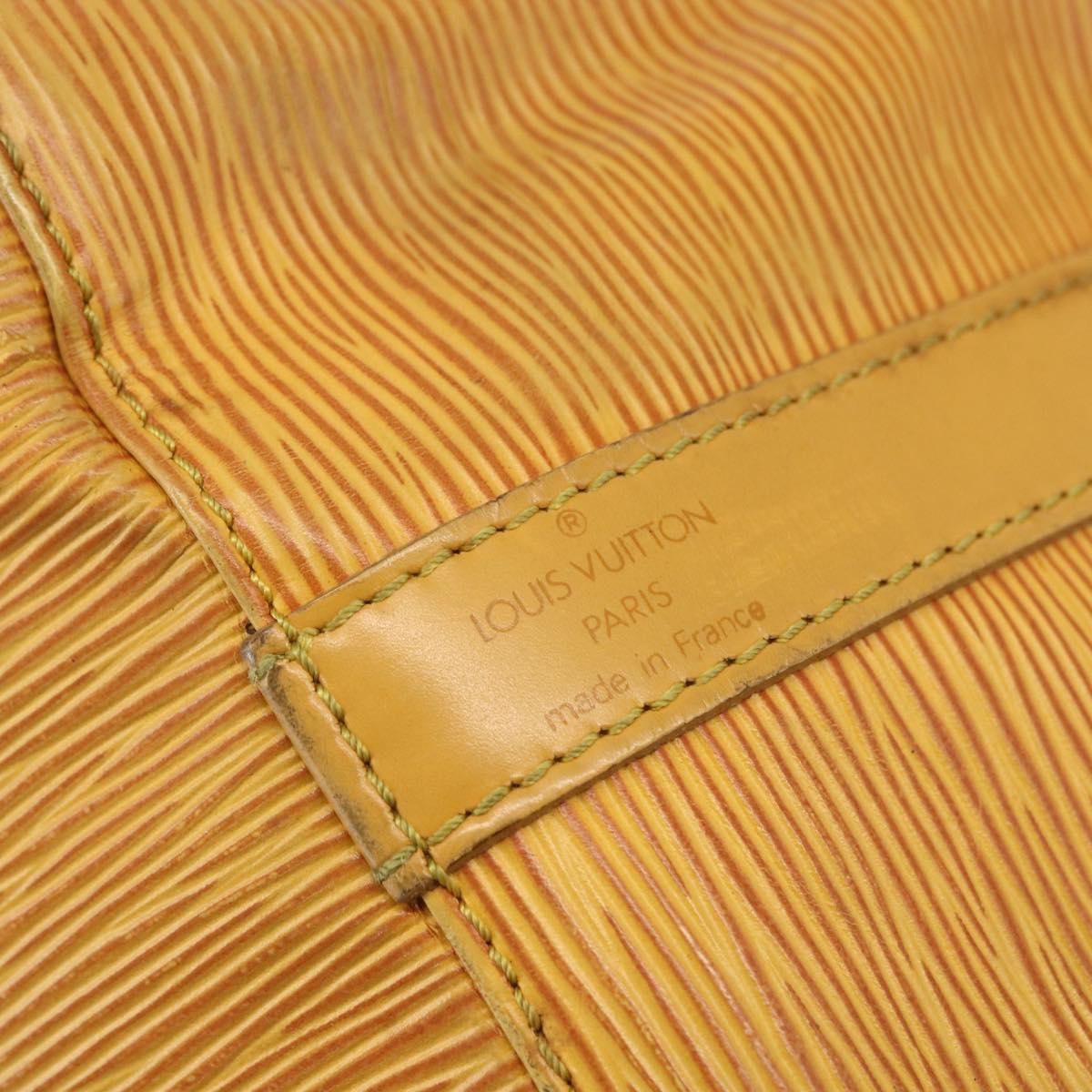 LOUIS VUITTON Epi Petit Noe Shoulder Bag Yellow M44109 LV Auth 155027