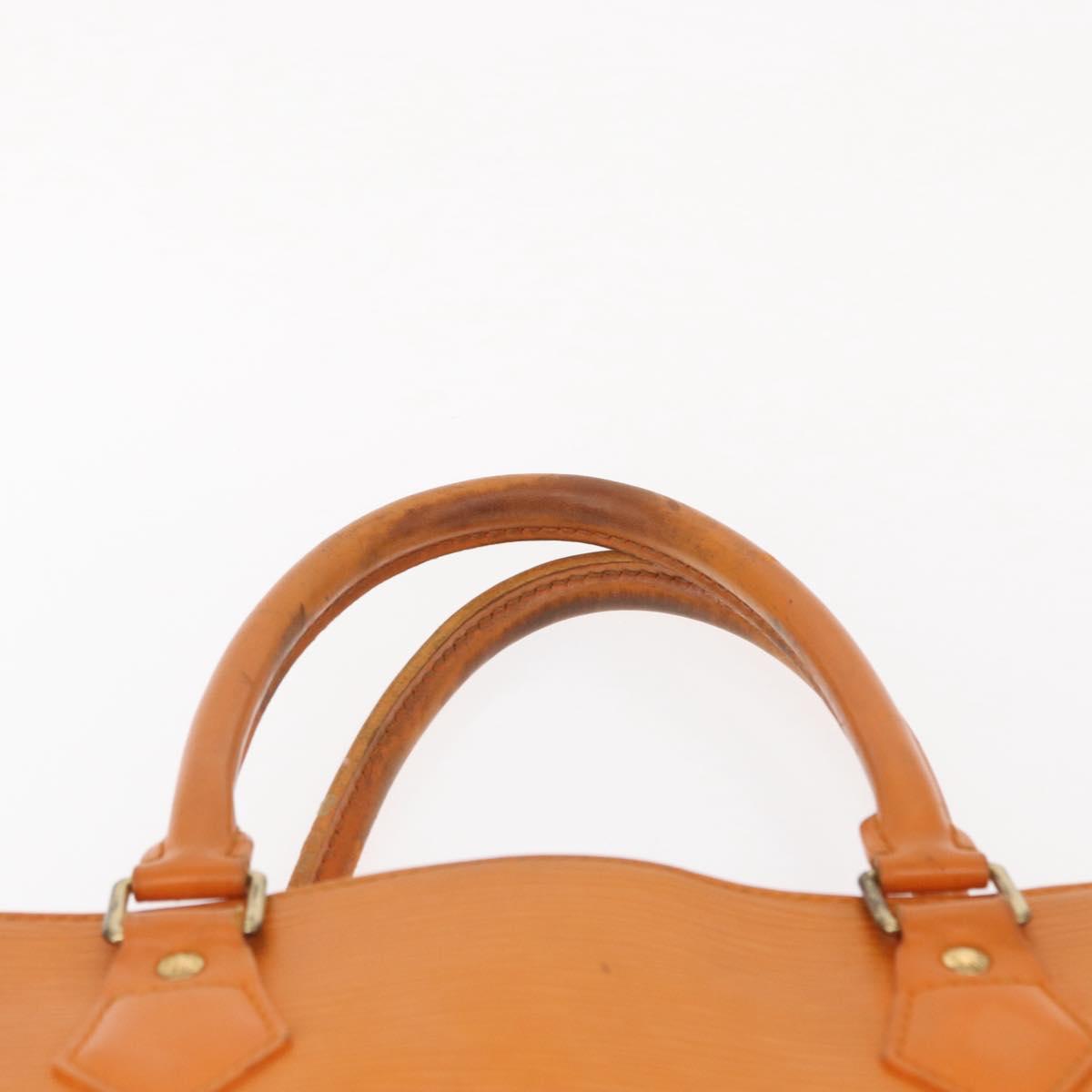LOUIS VUITTON Epi Sac Plat Hand Bag Orange Mandarin M5274H LV Auth 155029