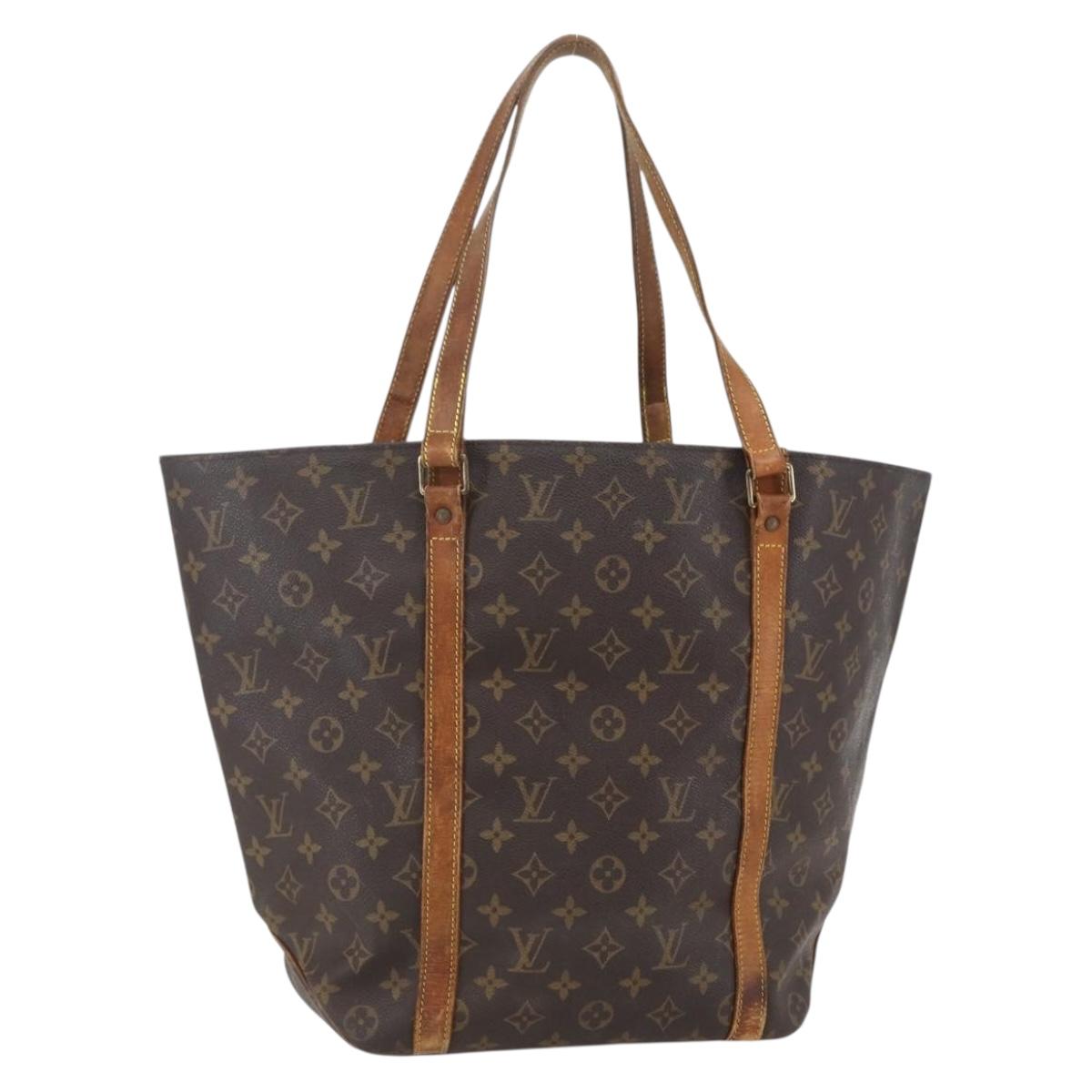LOUIS VUITTON Monogram Sac Shopping Tote Bag M51108 LV Auth 155034