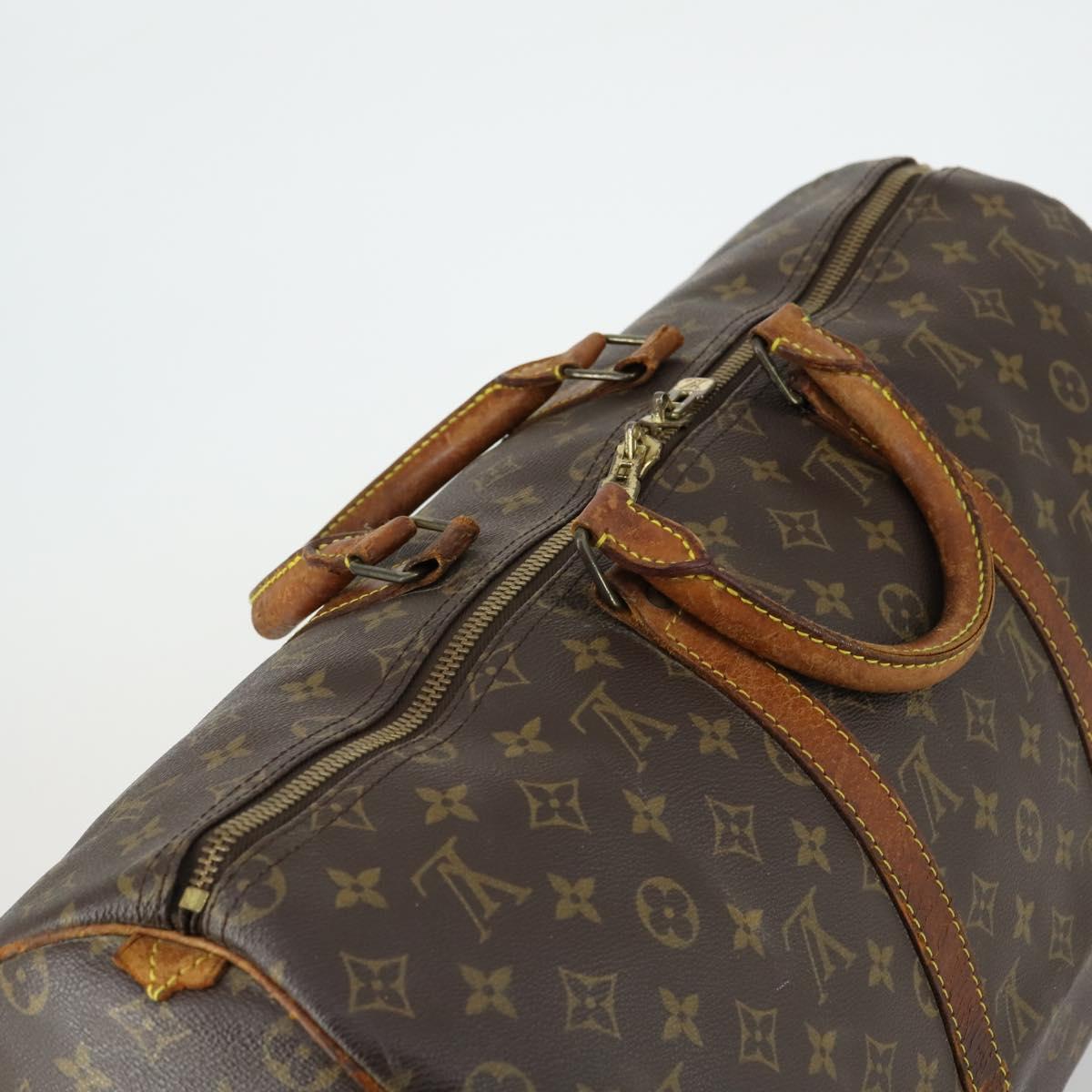 LOUIS VUITTON Monogram Keepall 50 Boston Bag M41426 LV Auth 155038