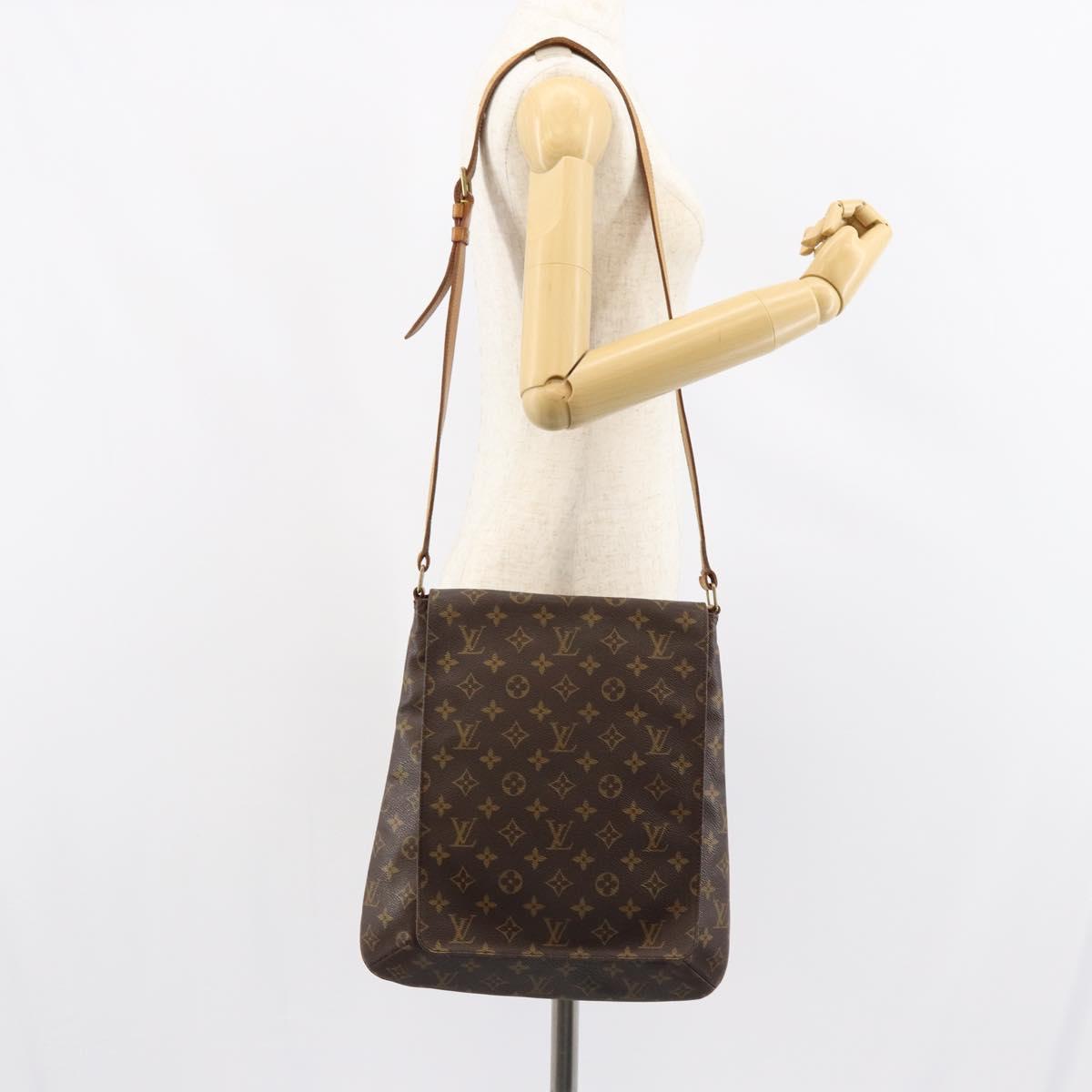 LOUIS VUITTON Monogram Musette Shoulder Bag M51256 LV Auth 155042