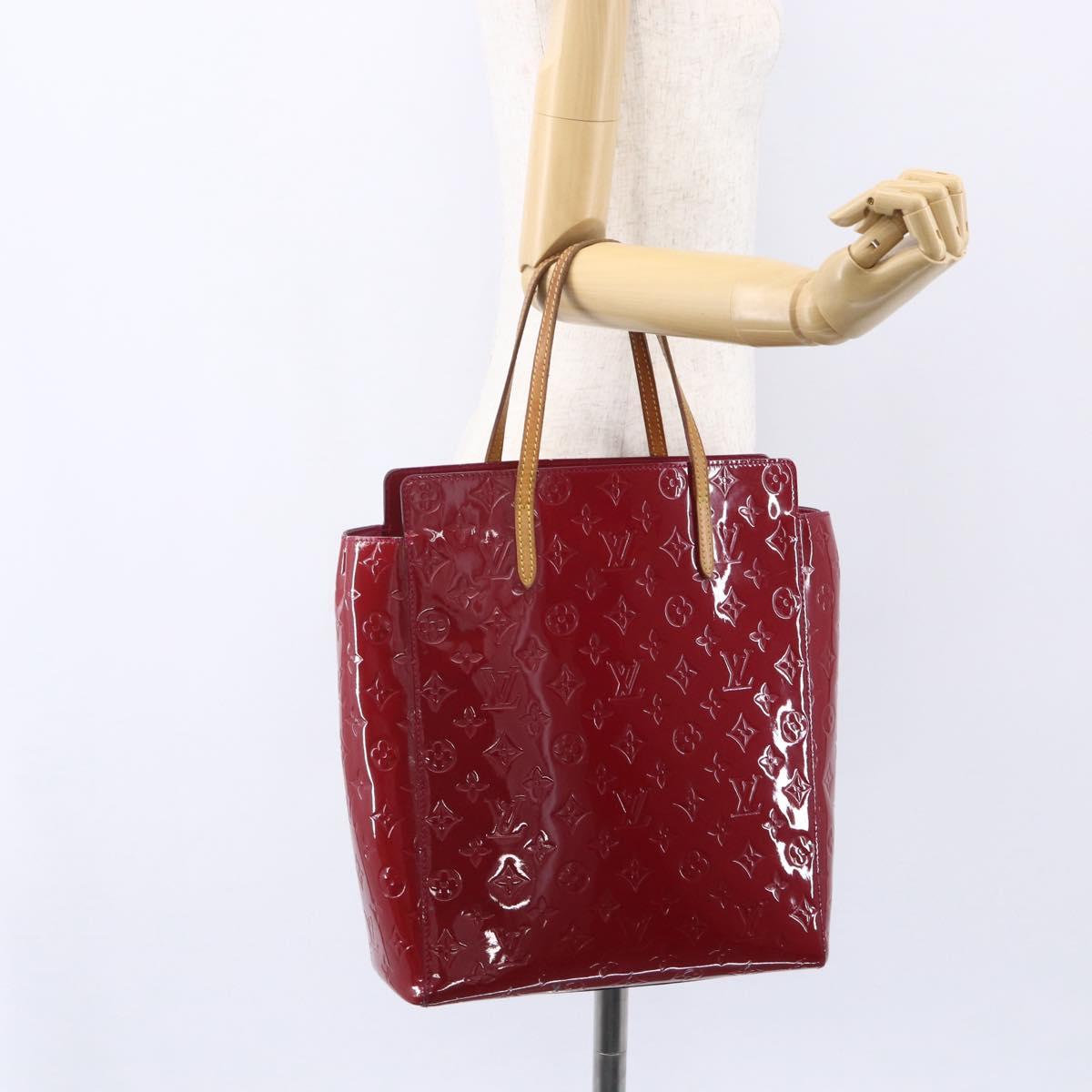 LOUIS VUITTON Monogram Vernis Catalina NS Bag Rose Andian M90013 LV Auth 155043