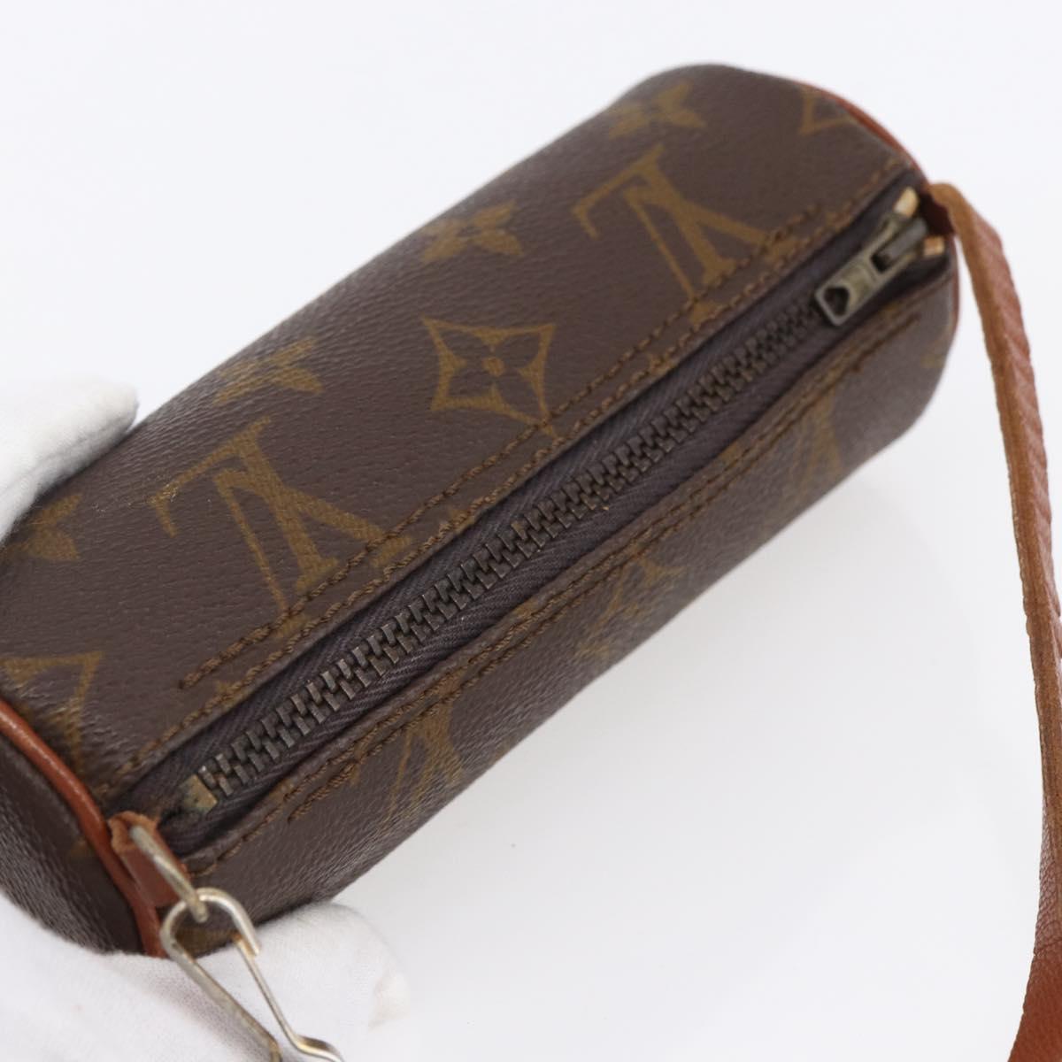 LOUIS VUITTON Monogram Papillon Pouch Vintage LV Auth 155045