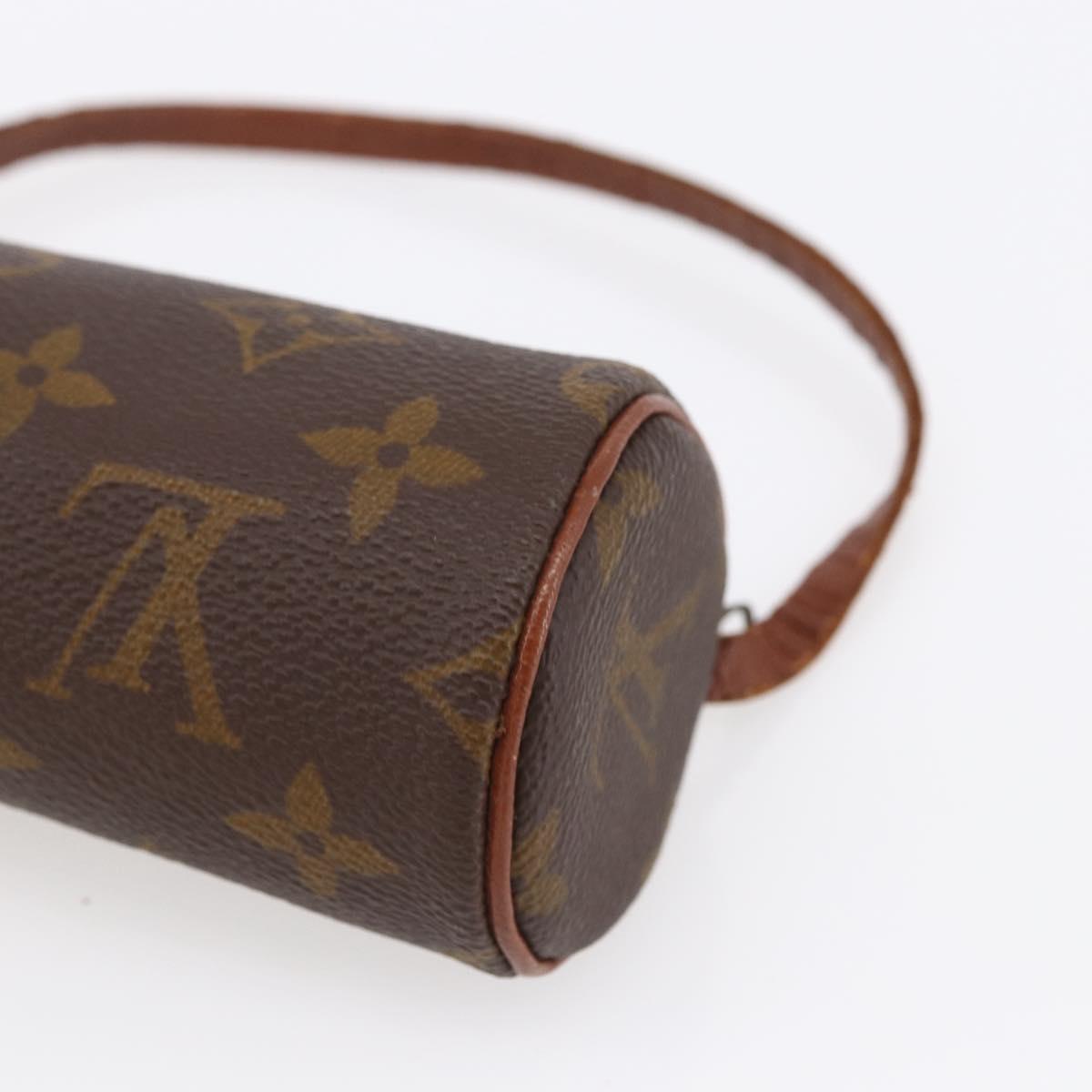 LOUIS VUITTON Monogram Papillon Pouch Vintage LV Auth 155046