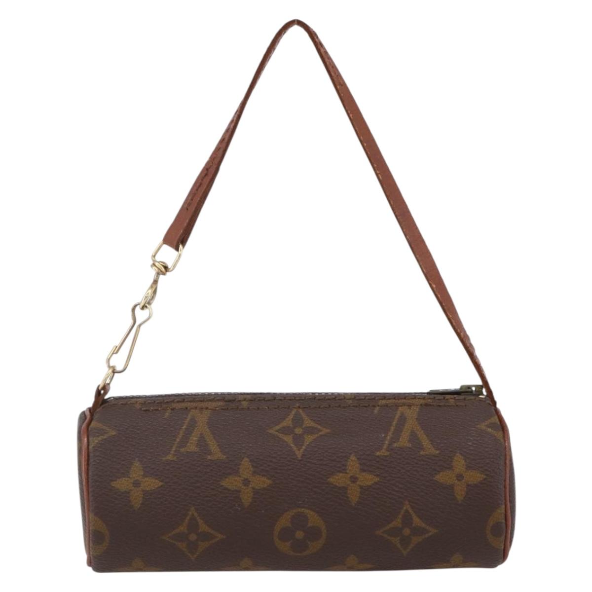 LOUIS VUITTON Monogram Papillon Pouch Vintage LV Auth 155046