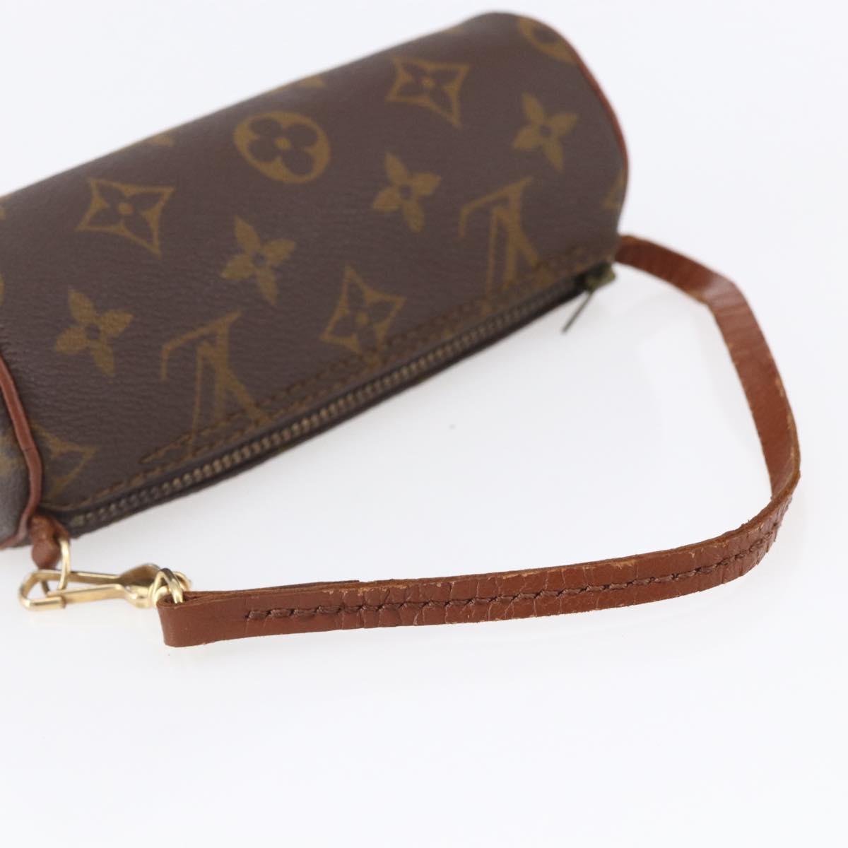 LOUIS VUITTON Monogram Papillon Pouch Vintage LV Auth 155046