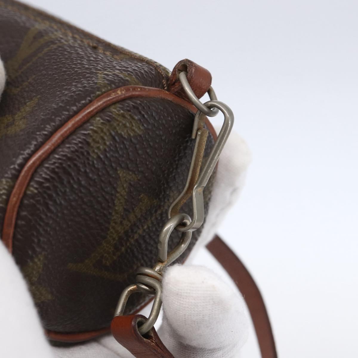 LOUIS VUITTON Monogram Papillon Pouch LV Auth 155047