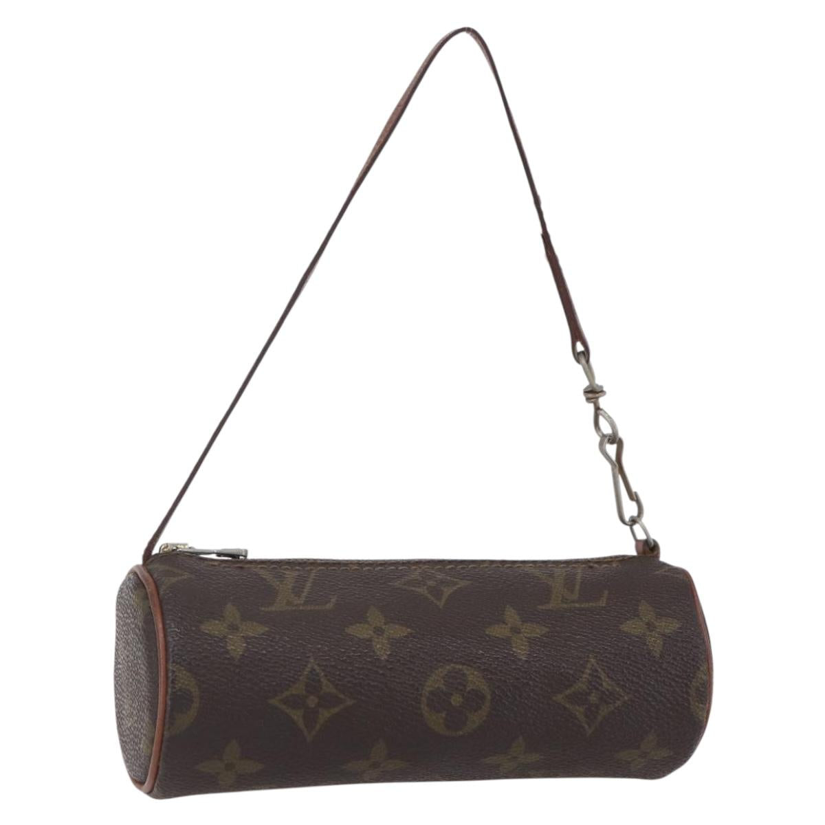 LOUIS VUITTON Monogram Papillon Pouch LV Auth 155047