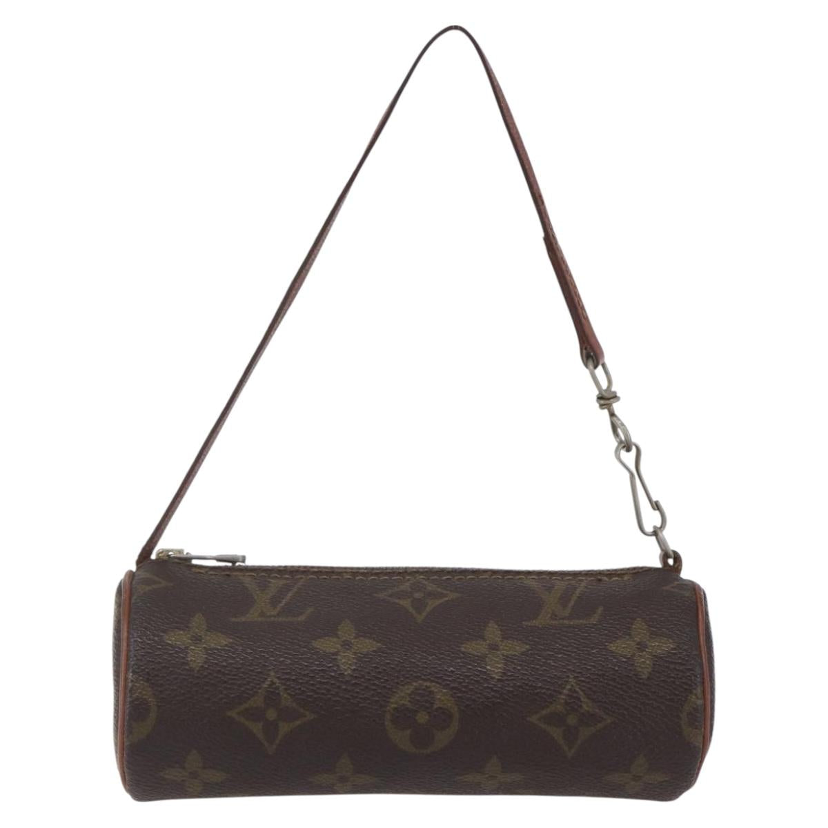 LOUIS VUITTON Monogram Papillon Pouch LV Auth 155047