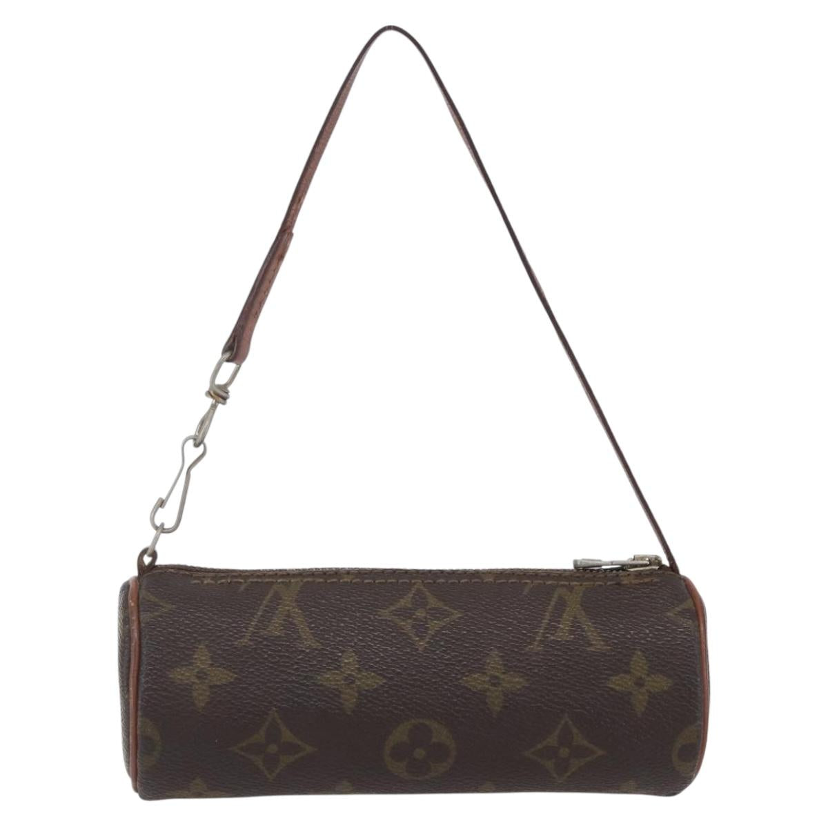 LOUIS VUITTON Monogram Papillon Pouch LV Auth 155047