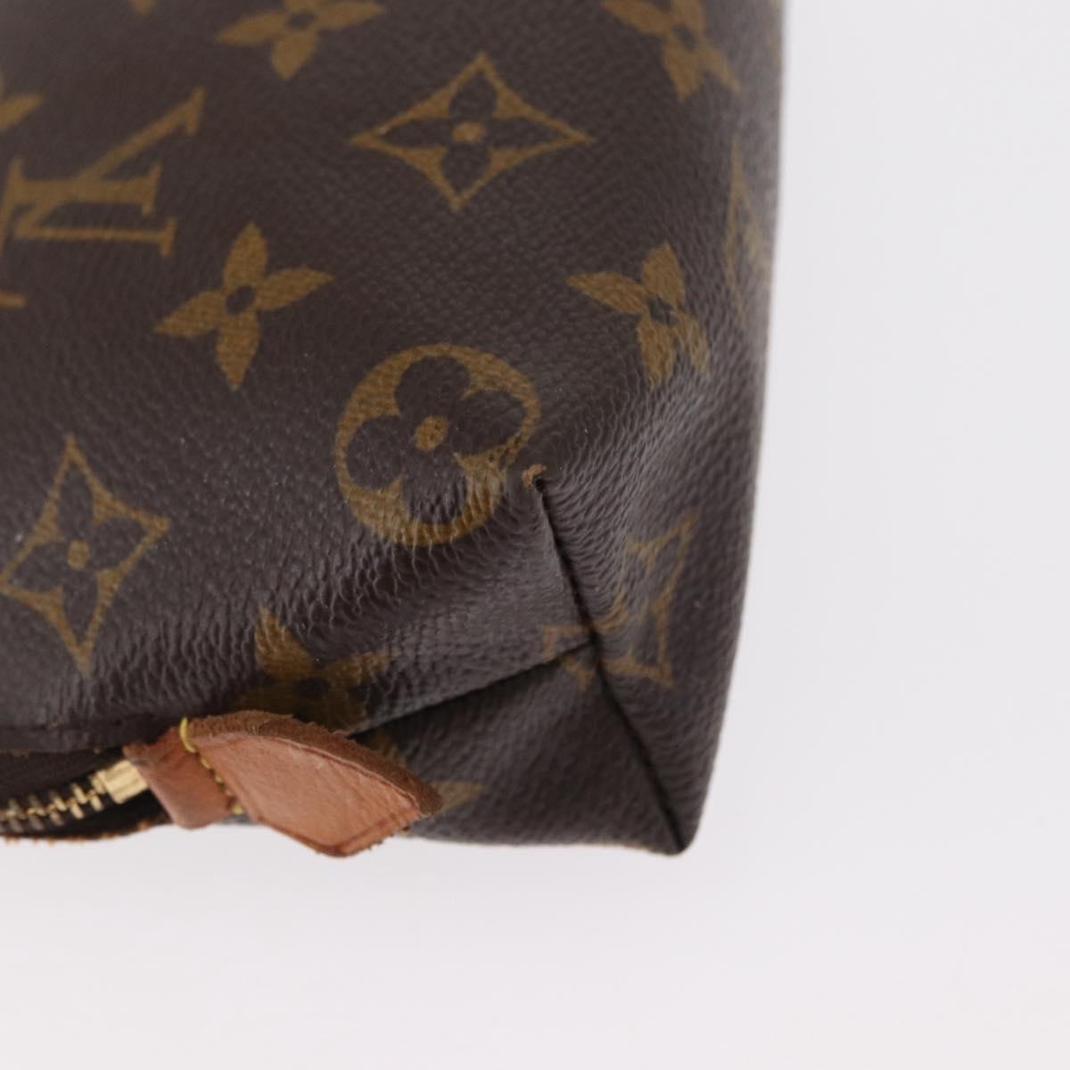 LOUIS VUITTON Monogram Pochette Cosmetic PM Pouch M43998 LV Auth 155048