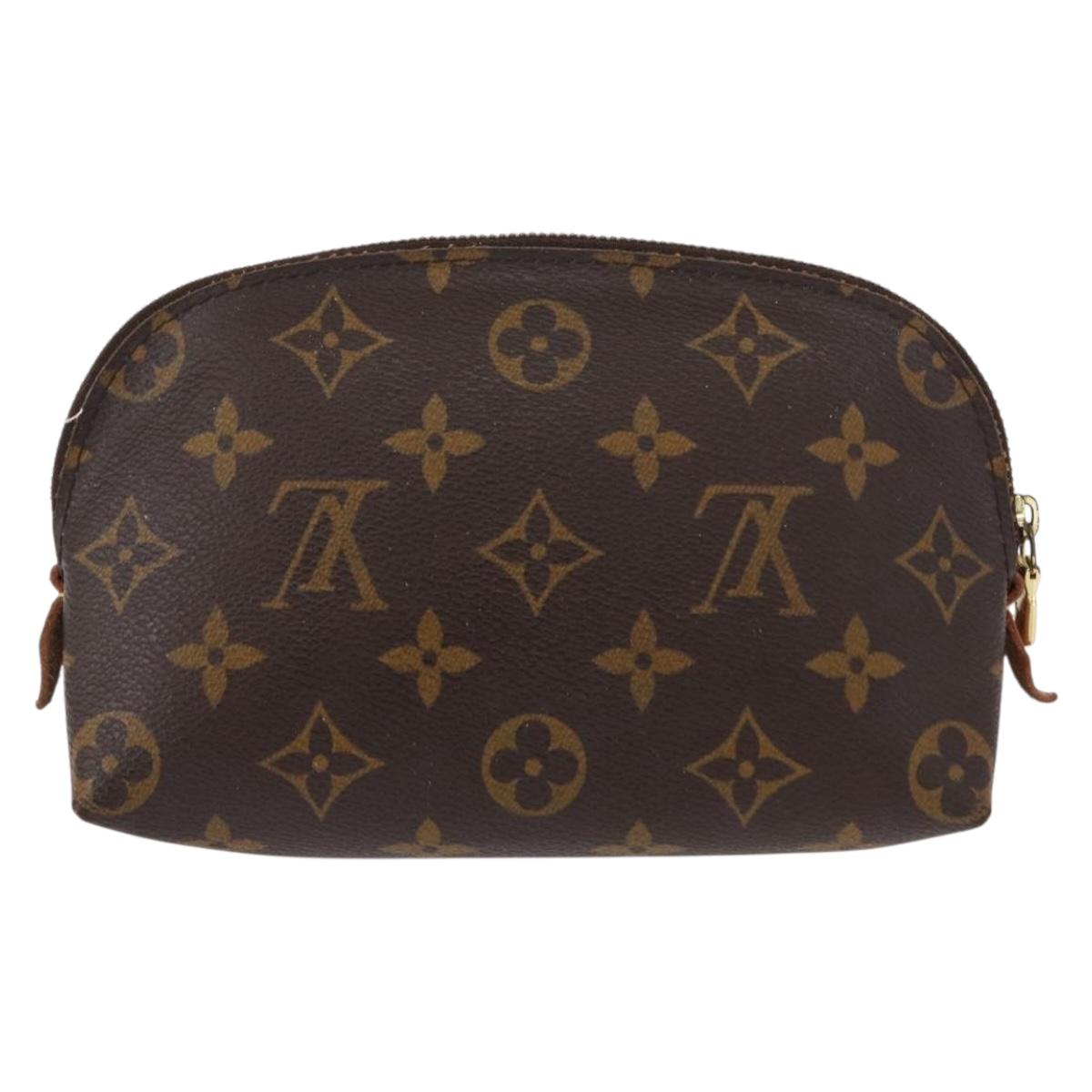 LOUIS VUITTON Monogram Pochette Cosmetic PM Pouch M43998 LV Auth 155048