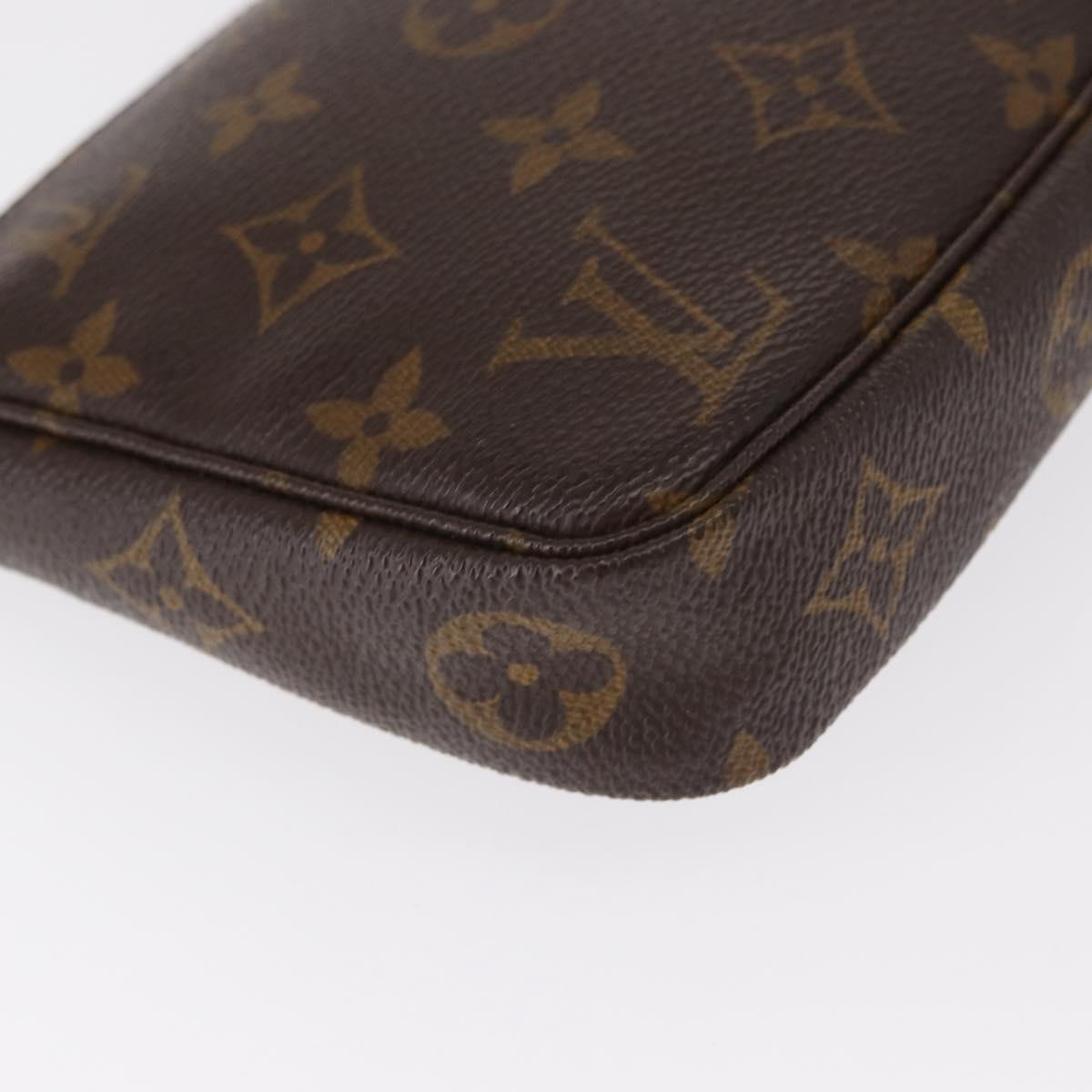 LOUIS VUITTON Monogram Pochette Accessoires Pouch M51980 LV Auth 155049