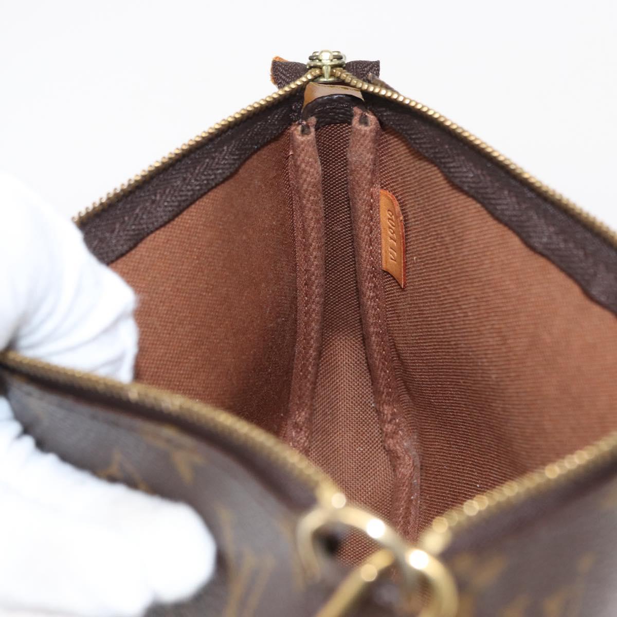 LOUIS VUITTON Monogram Pochette Accessoires Pouch M51980 LV Auth 155049