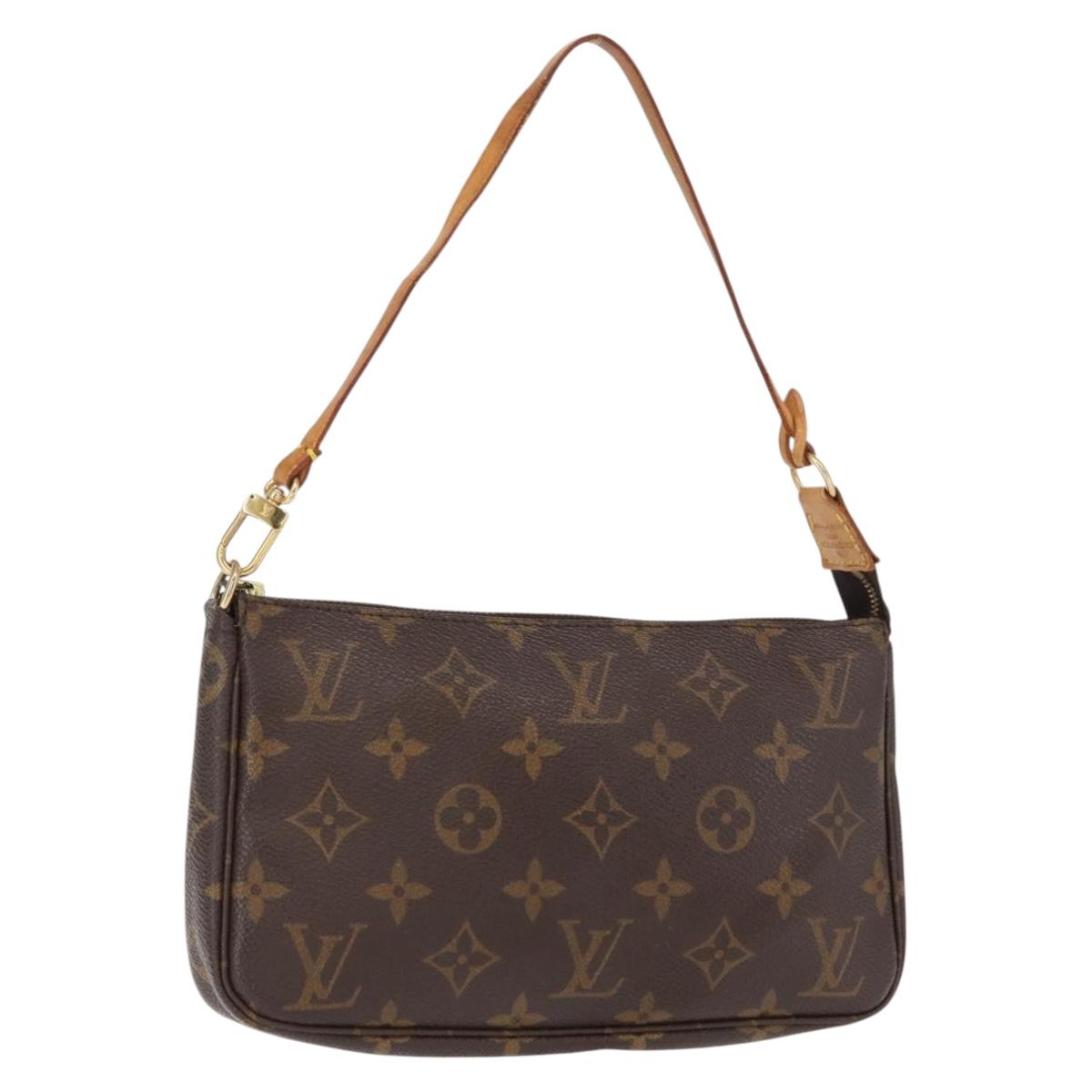 LOUIS VUITTON Monogram Pochette Accessoires Pouch M51980 LV Auth 155049