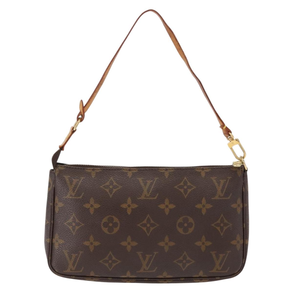 LOUIS VUITTON Monogram Pochette Accessoires Pouch M51980 LV Auth 155049