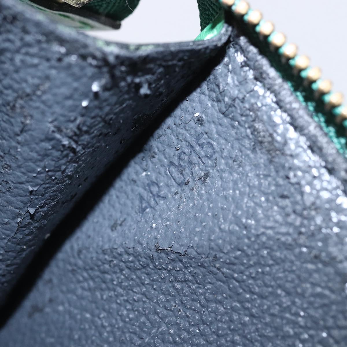 LOUIS VUITTON Epi Pochette Accessoires Pouch Green M52984 LV Auth 155050