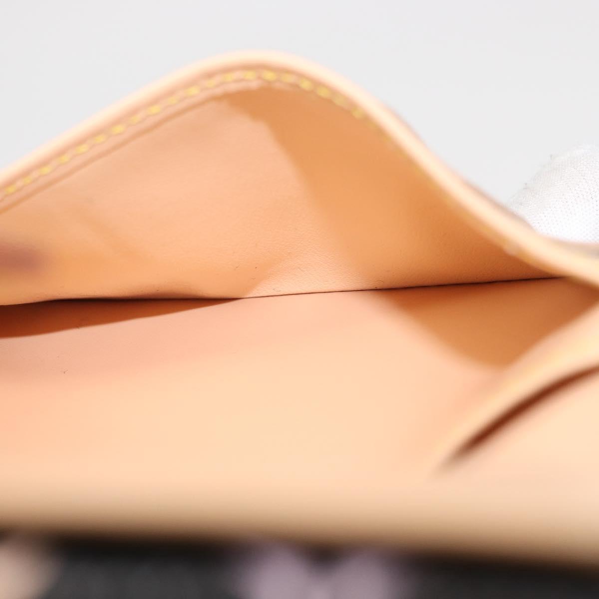 LOUIS VUITTON Multicolor Portefeuille Viennois Wallet Black M92988 Auth 155054