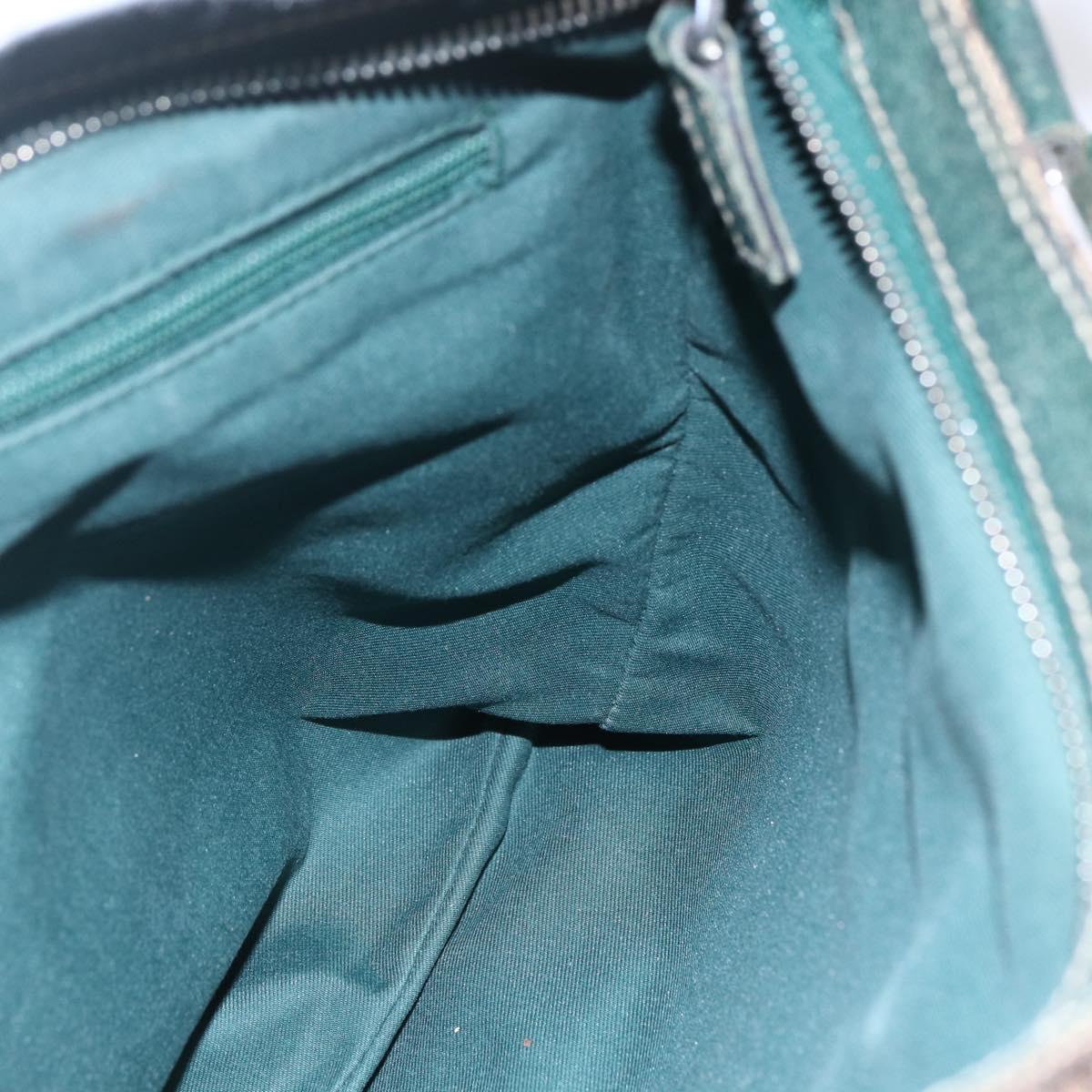 GUCCI GG Canvas Web Sherry Line Shoulder Bag Beige Red Green 145809 Auth 155064