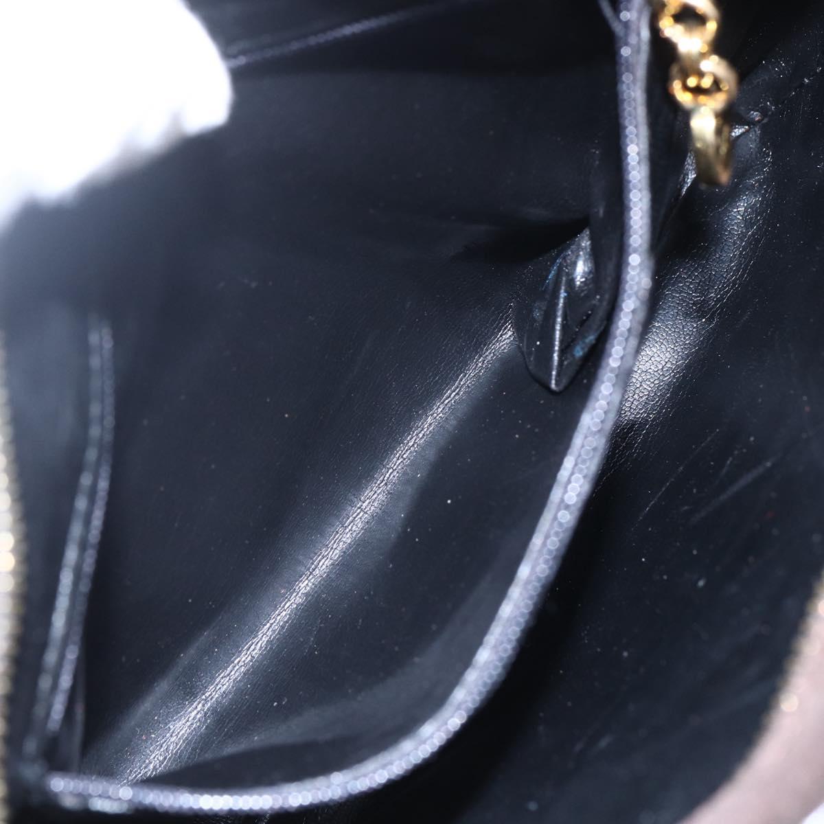 Salvatore Ferragamo Gancini Shoulder Bag Suede Brown Gold Auth 155065