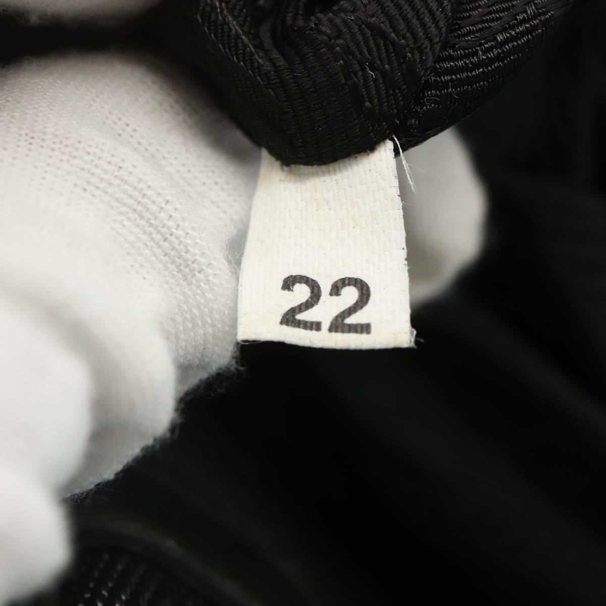 PRADA Tote Bag Nylon Green Silver Auth 155085