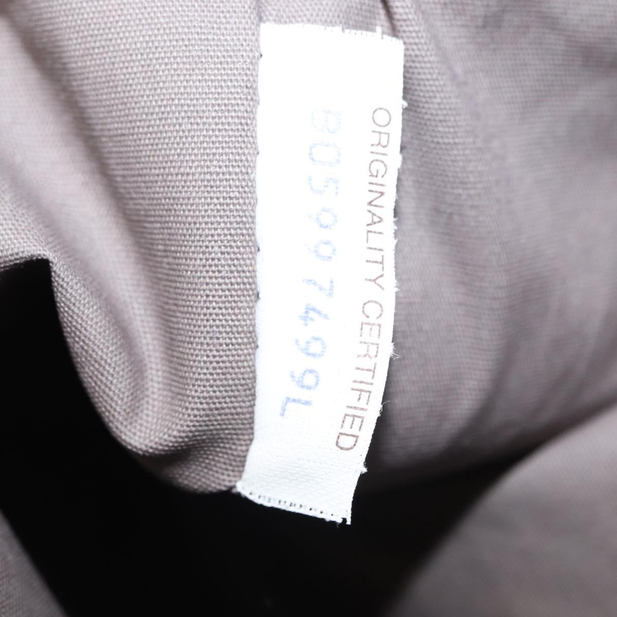 BOTTEGA VENETA INTRECCIATO Clutch Bag Leather Gray Auth 155090