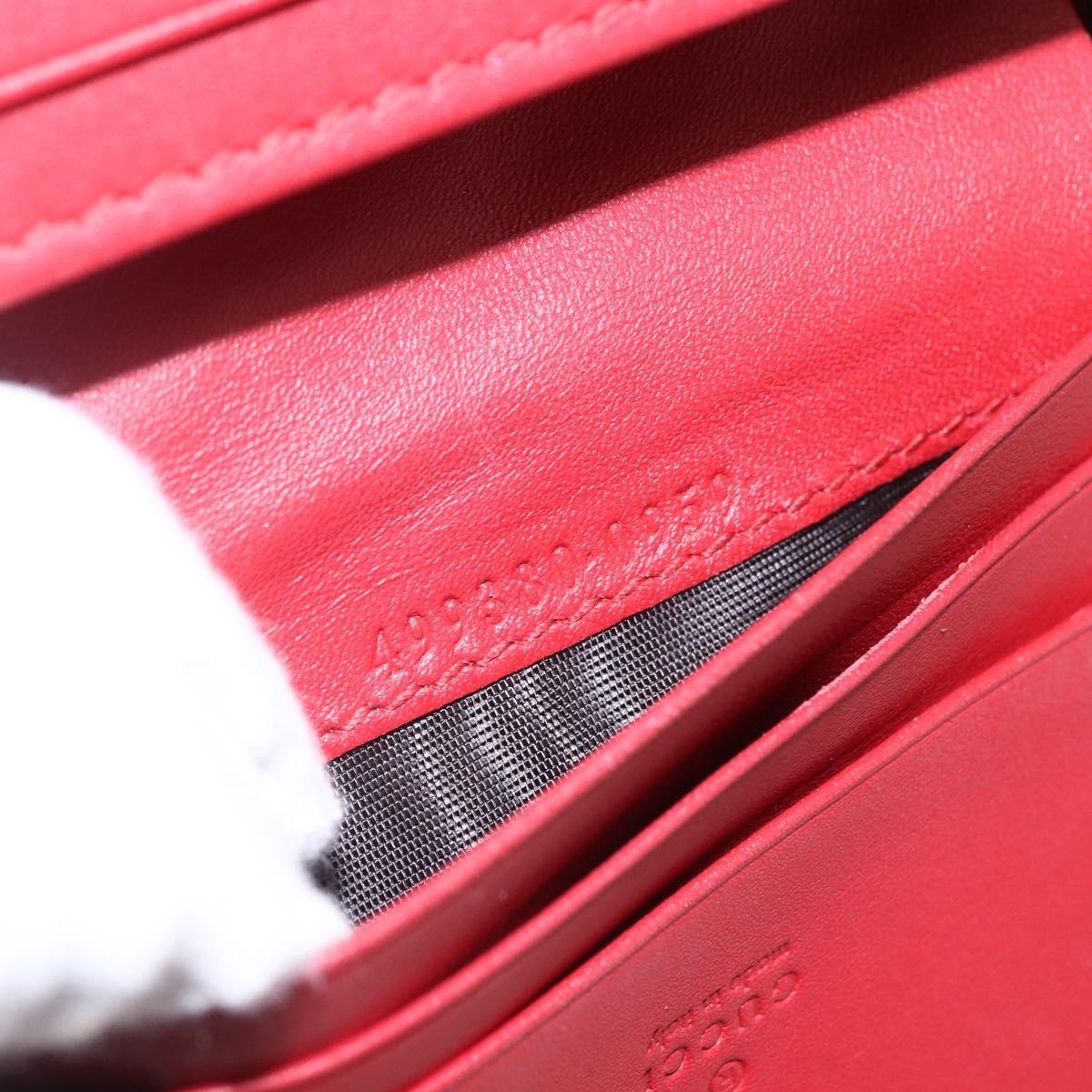 GUCCI GG Supreme Bifold Wallet PVC Leather Beige 499380 Auth 155101