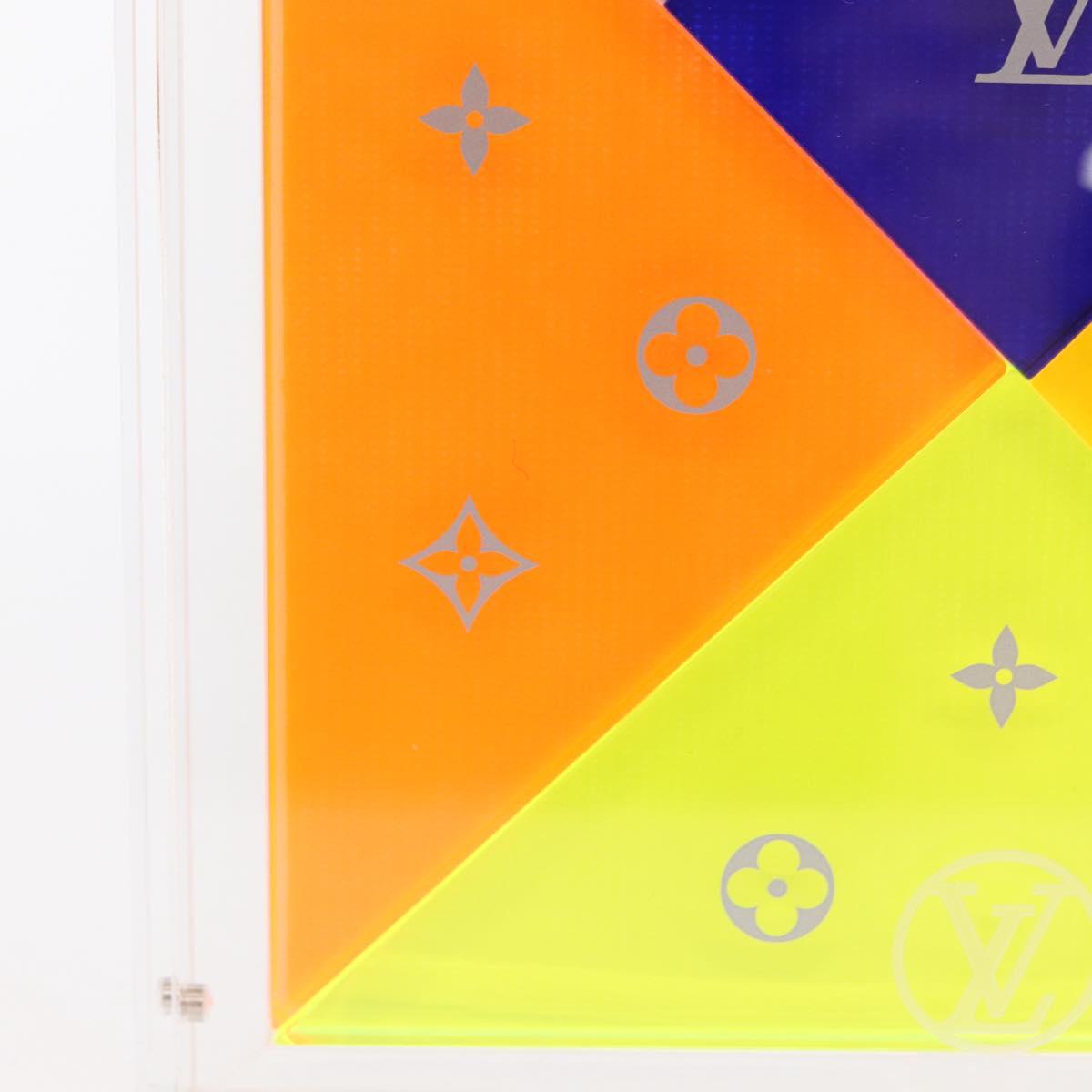 LOUIS VUITTON Puzzle Domino Glass Clear GI0480 LV Auth 155102M
