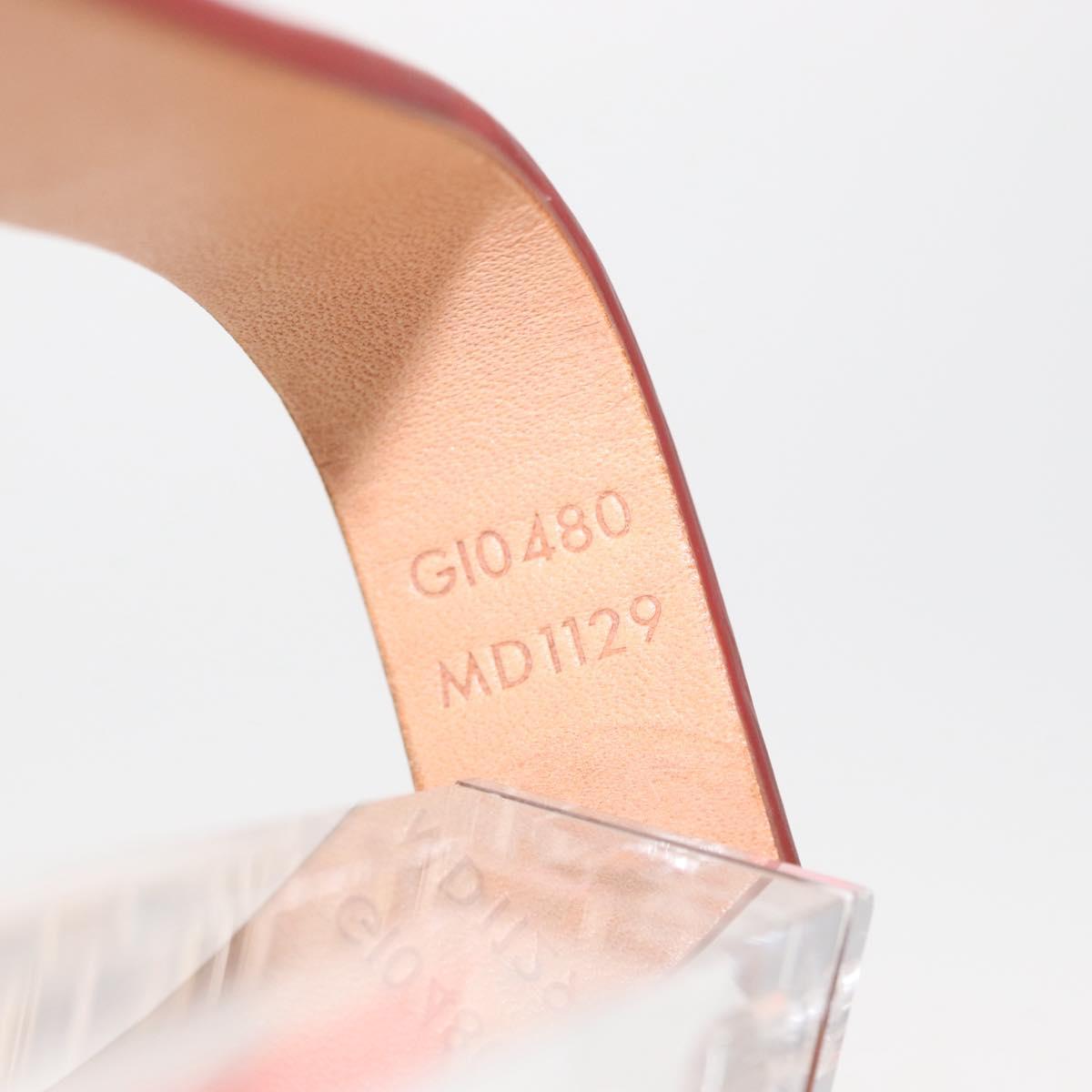 LOUIS VUITTON Puzzle Domino Glass Clear GI0480 LV Auth 155102M