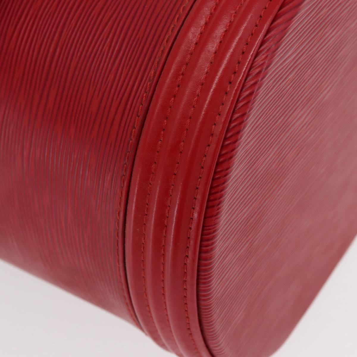 LOUIS VUITTON Epi Cannes Hand Bag Red M48037 LV Auth 155130