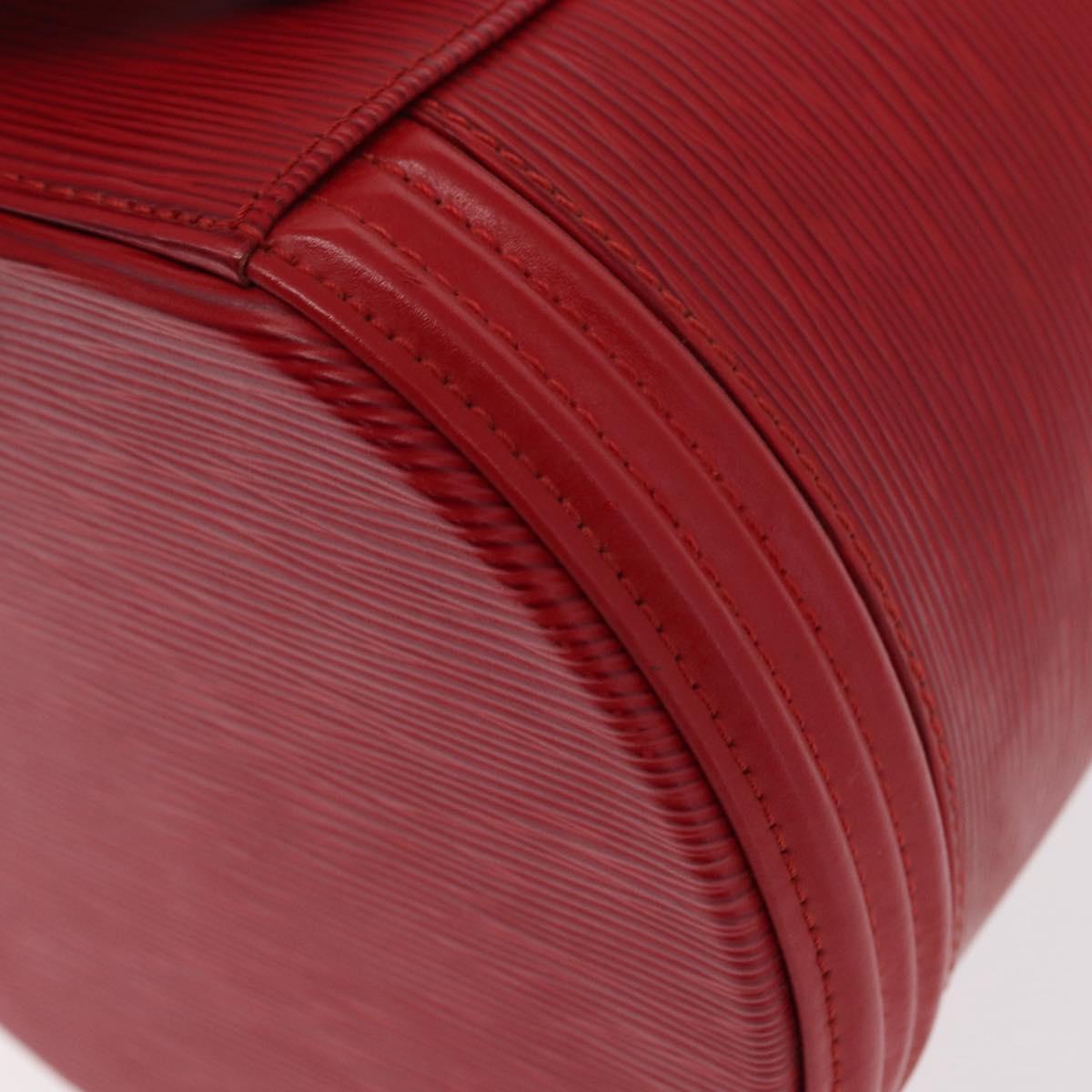 LOUIS VUITTON Epi Cannes Hand Bag Red M48037 LV Auth 155130
