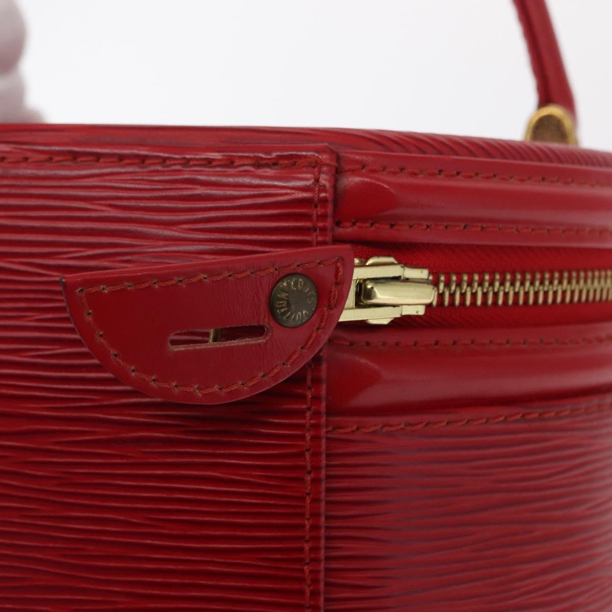 LOUIS VUITTON Epi Cannes Hand Bag Red M48037 LV Auth 155130