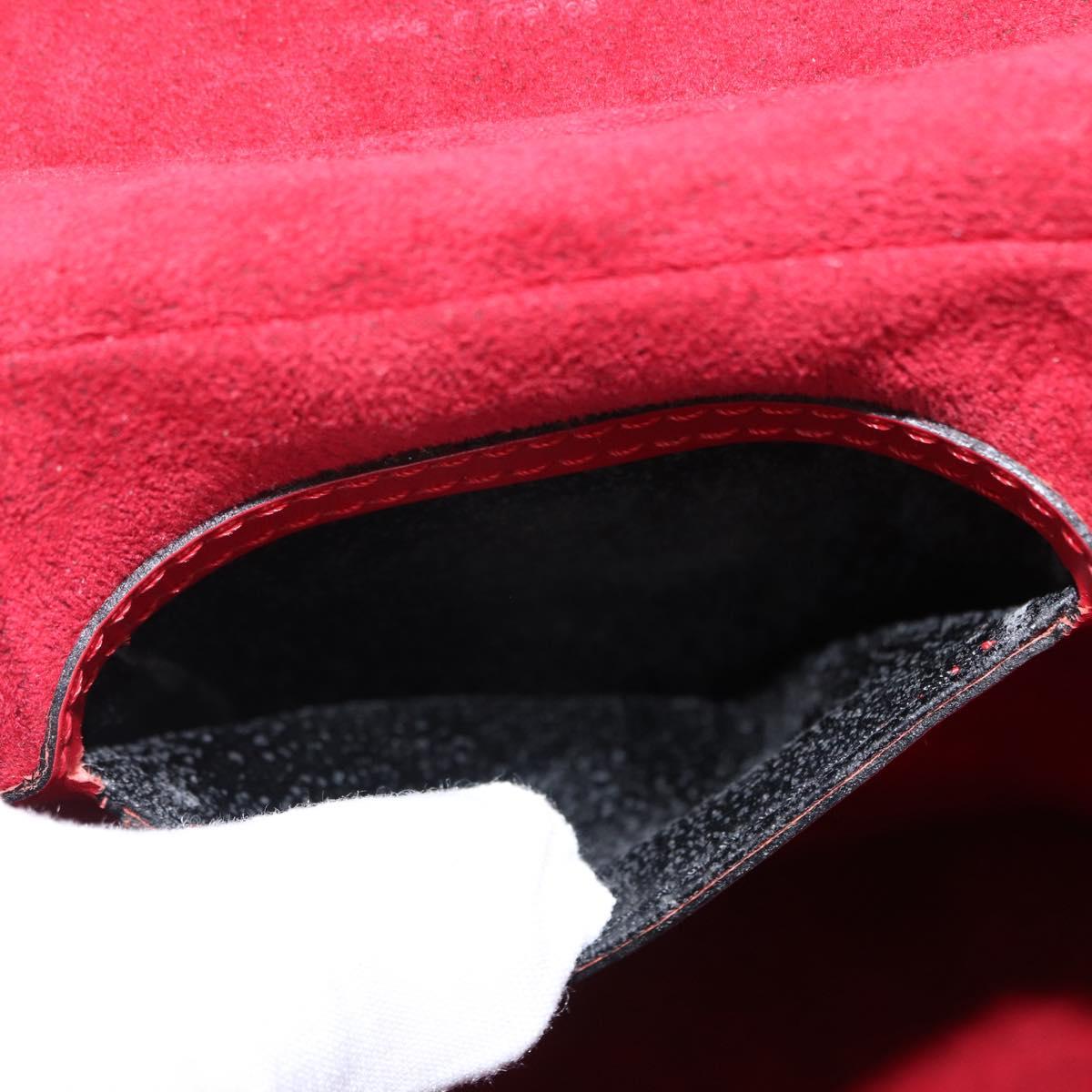 LOUIS VUITTON Epi Cannes Hand Bag Red M48037 LV Auth 155130