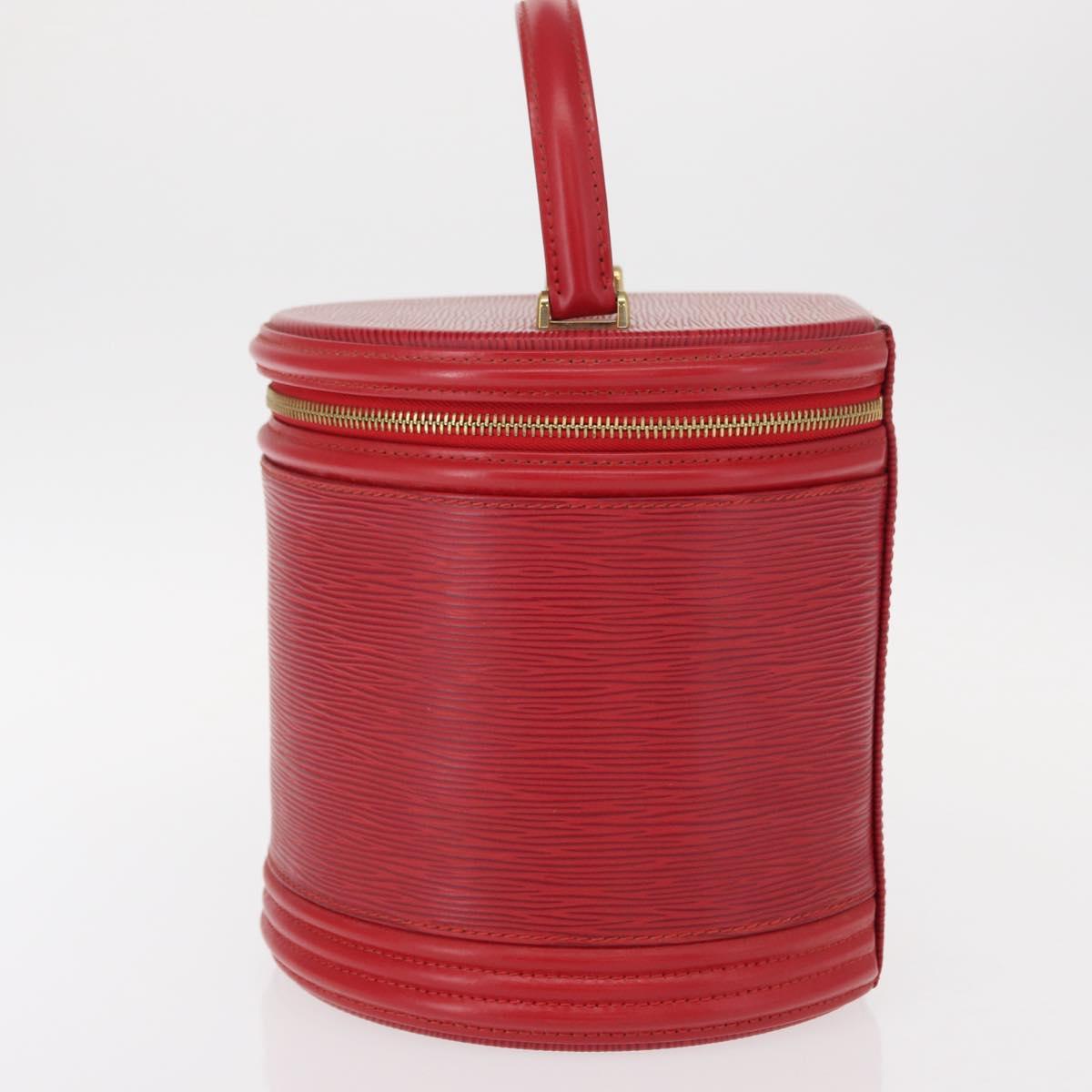 LOUIS VUITTON Epi Cannes Hand Bag Red M48037 LV Auth 155130