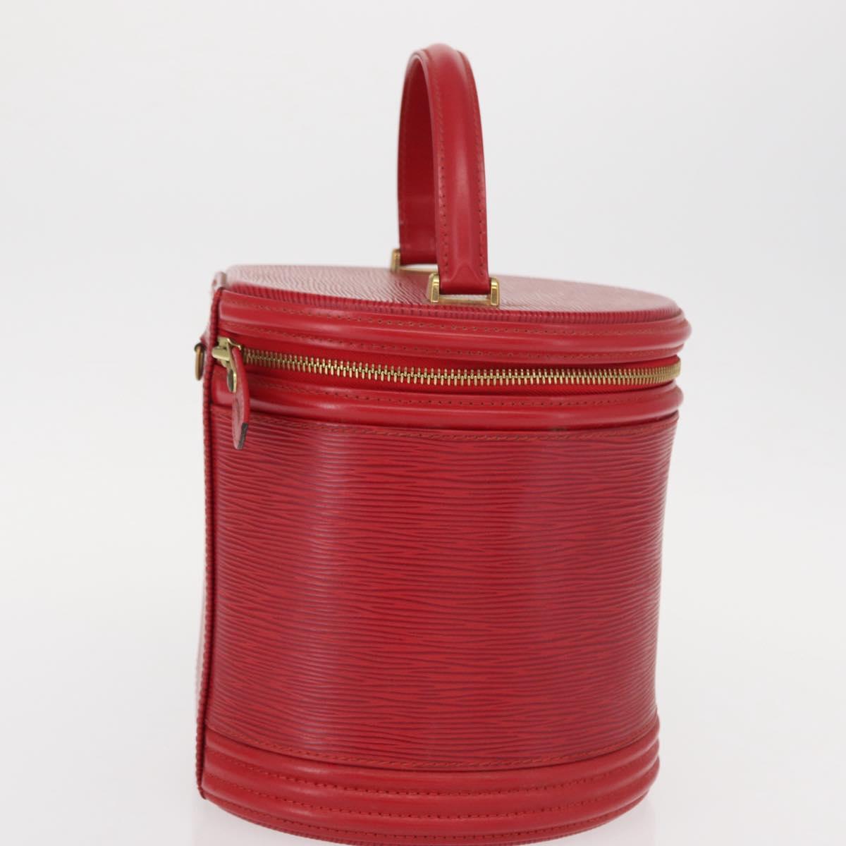 LOUIS VUITTON Epi Cannes Hand Bag Red M48037 LV Auth 155130