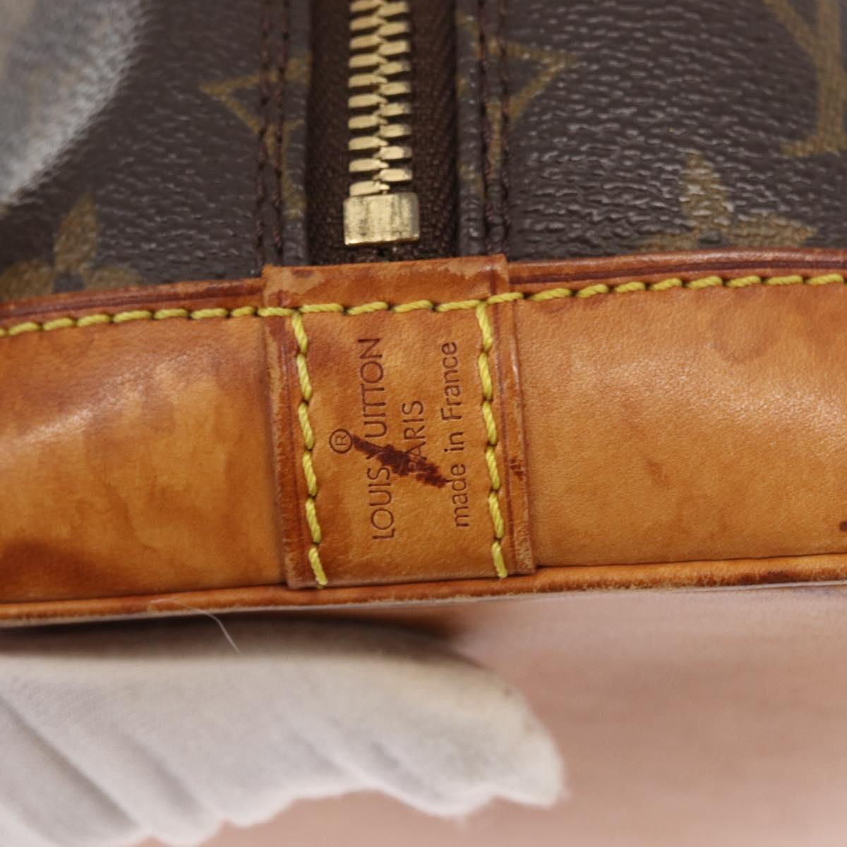 LOUIS VUITTON Monogram Alma Hand Bag M51130 LV Auth 155131