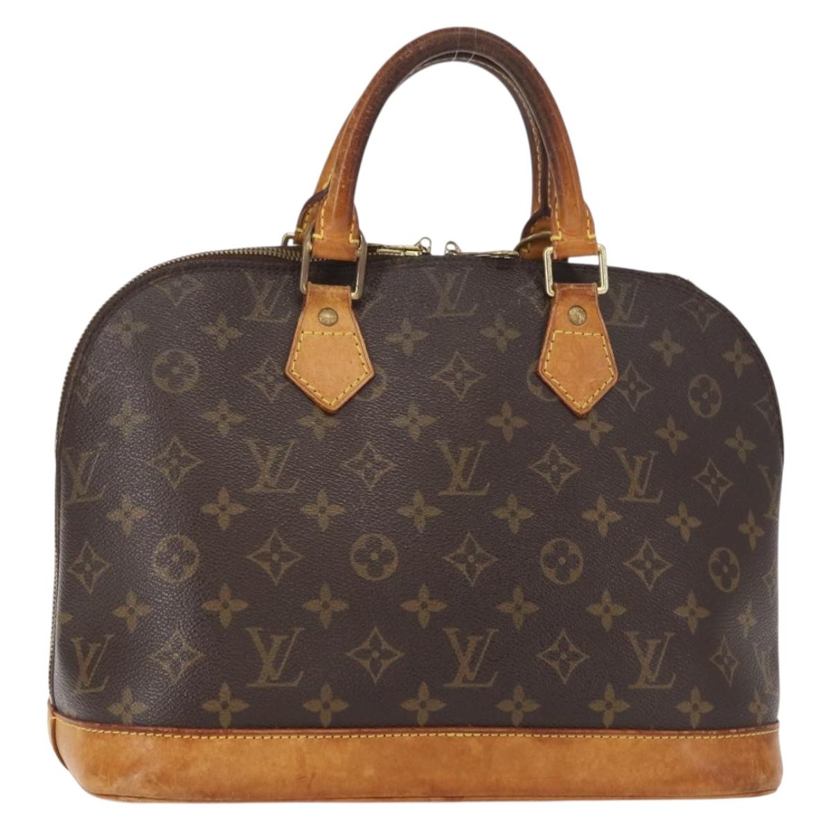 LOUIS VUITTON Monogram Alma Hand Bag M51130 LV Auth 155131