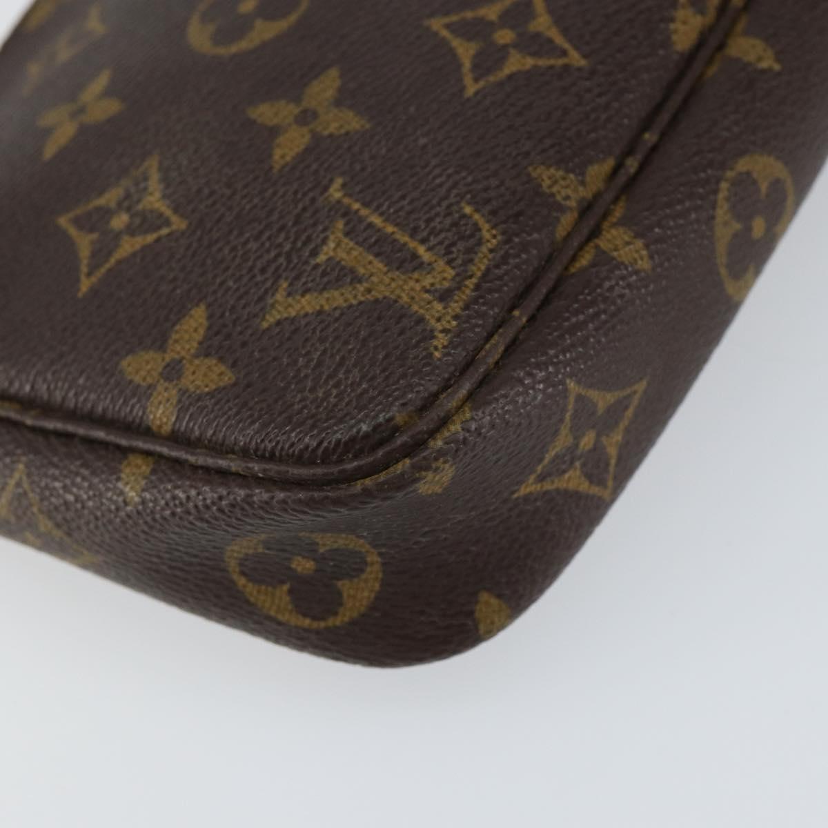 LOUIS VUITTON Monogram Pochette Accessoires Pouch M51980 LV Auth 155132