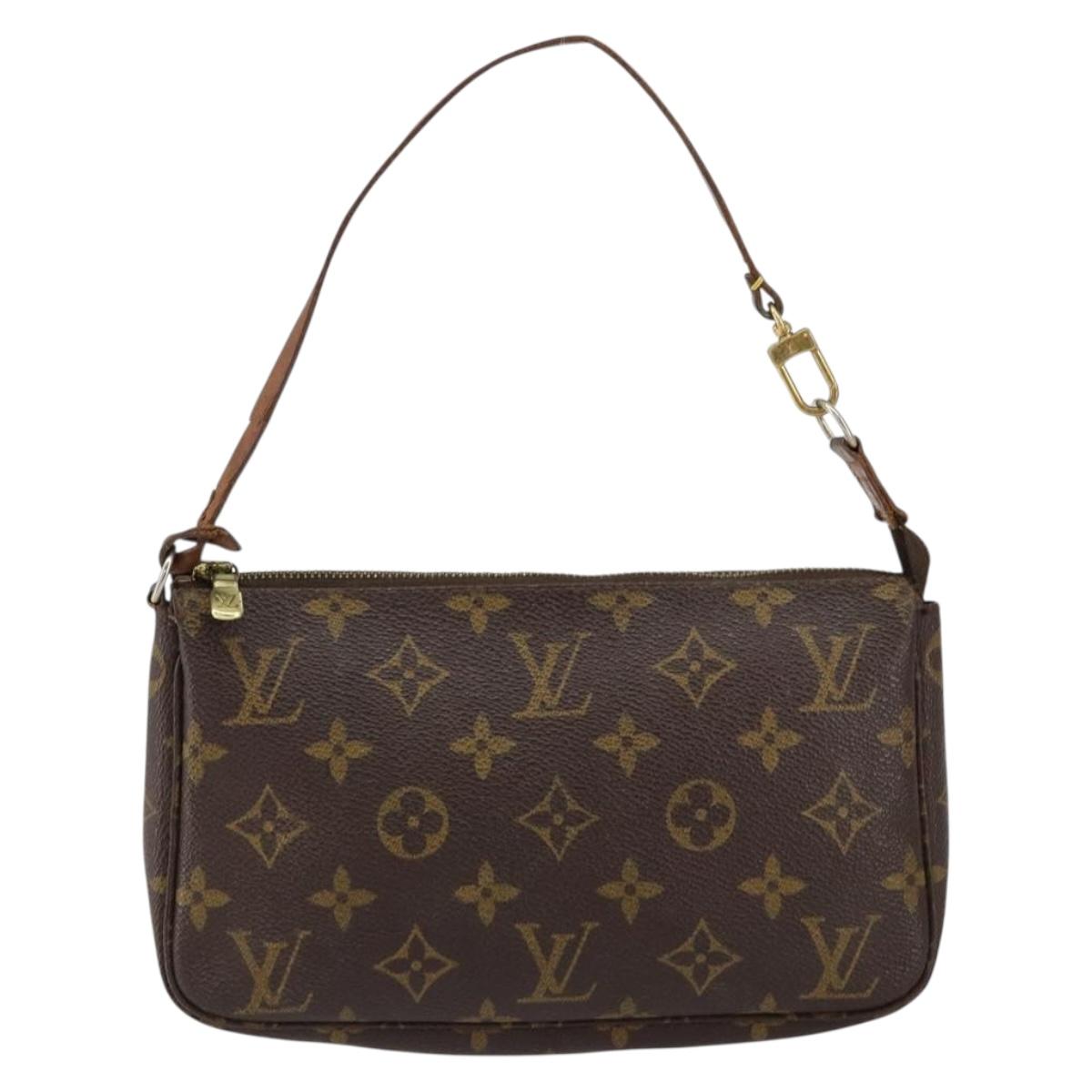 LOUIS VUITTON Monogram Pochette Accessoires Pouch M51980 LV Auth 155132