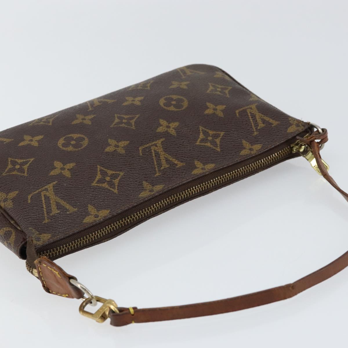 LOUIS VUITTON Monogram Pochette Accessoires Pouch M51980 LV Auth 155132