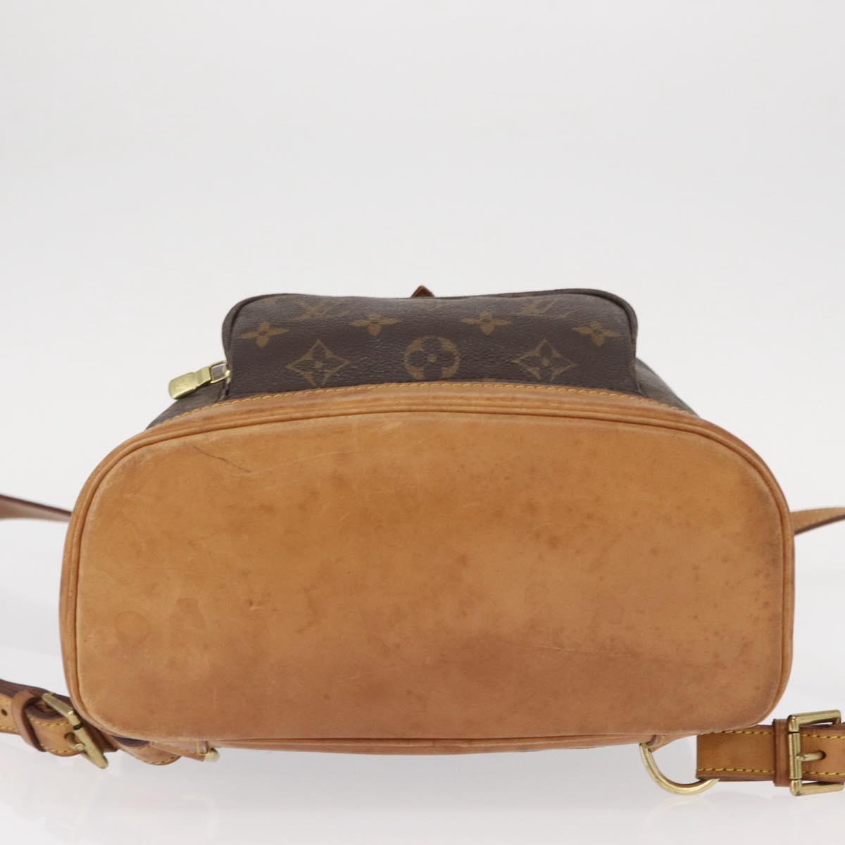 LOUIS VUITTON Monogram Montsouris MM Backpack M51136 LV Auth 155133