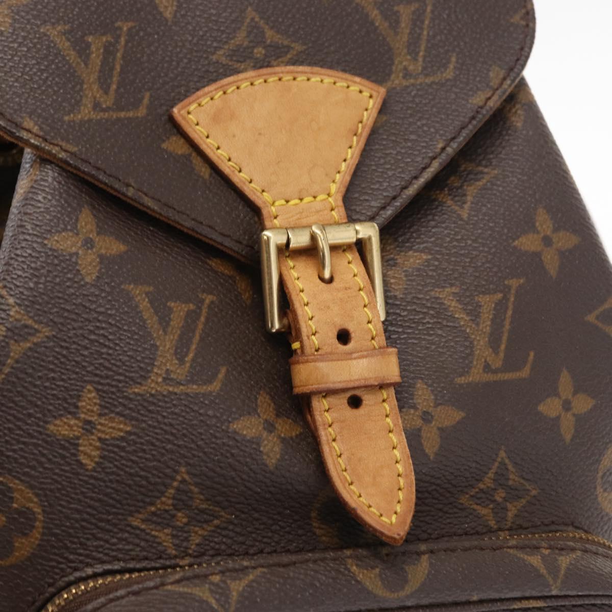 LOUIS VUITTON Monogram Montsouris MM Backpack M51136 LV Auth 155133