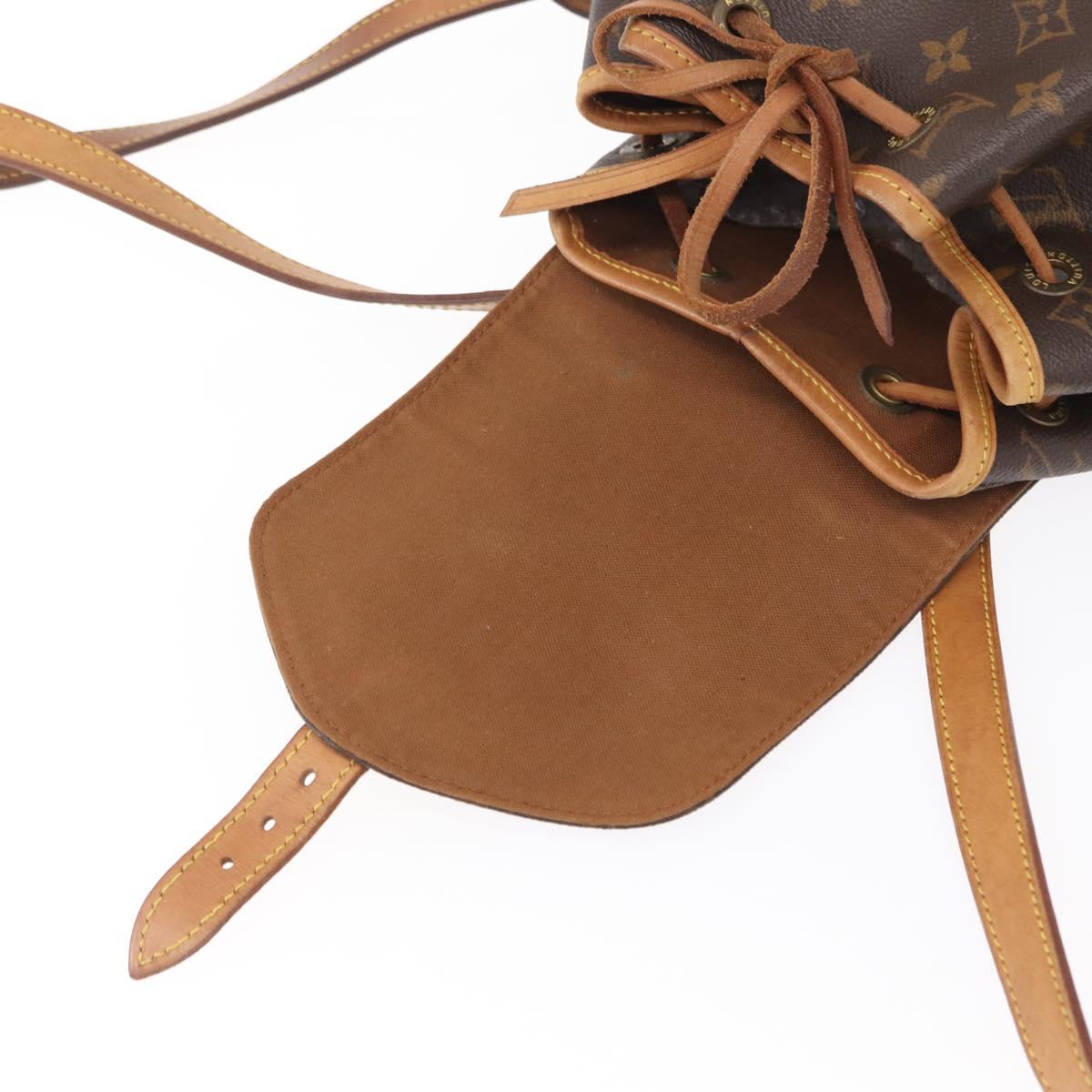 LOUIS VUITTON Monogram Montsouris MM Backpack M51136 LV Auth 155133