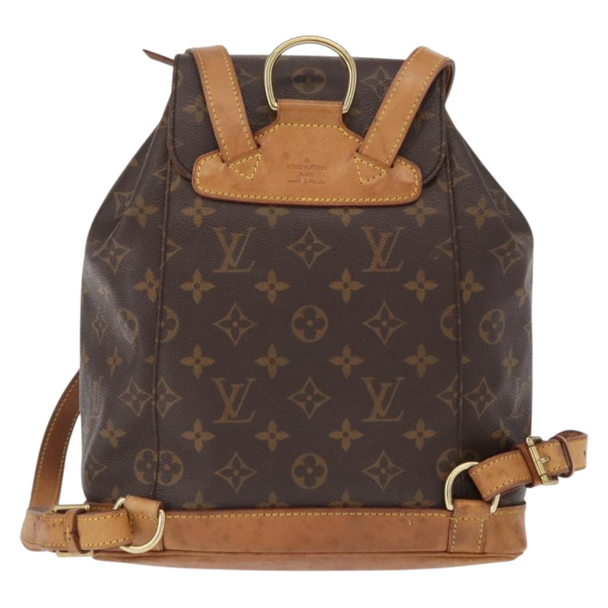 LOUIS VUITTON Monogram Montsouris MM Backpack M51136 LV Auth 155133