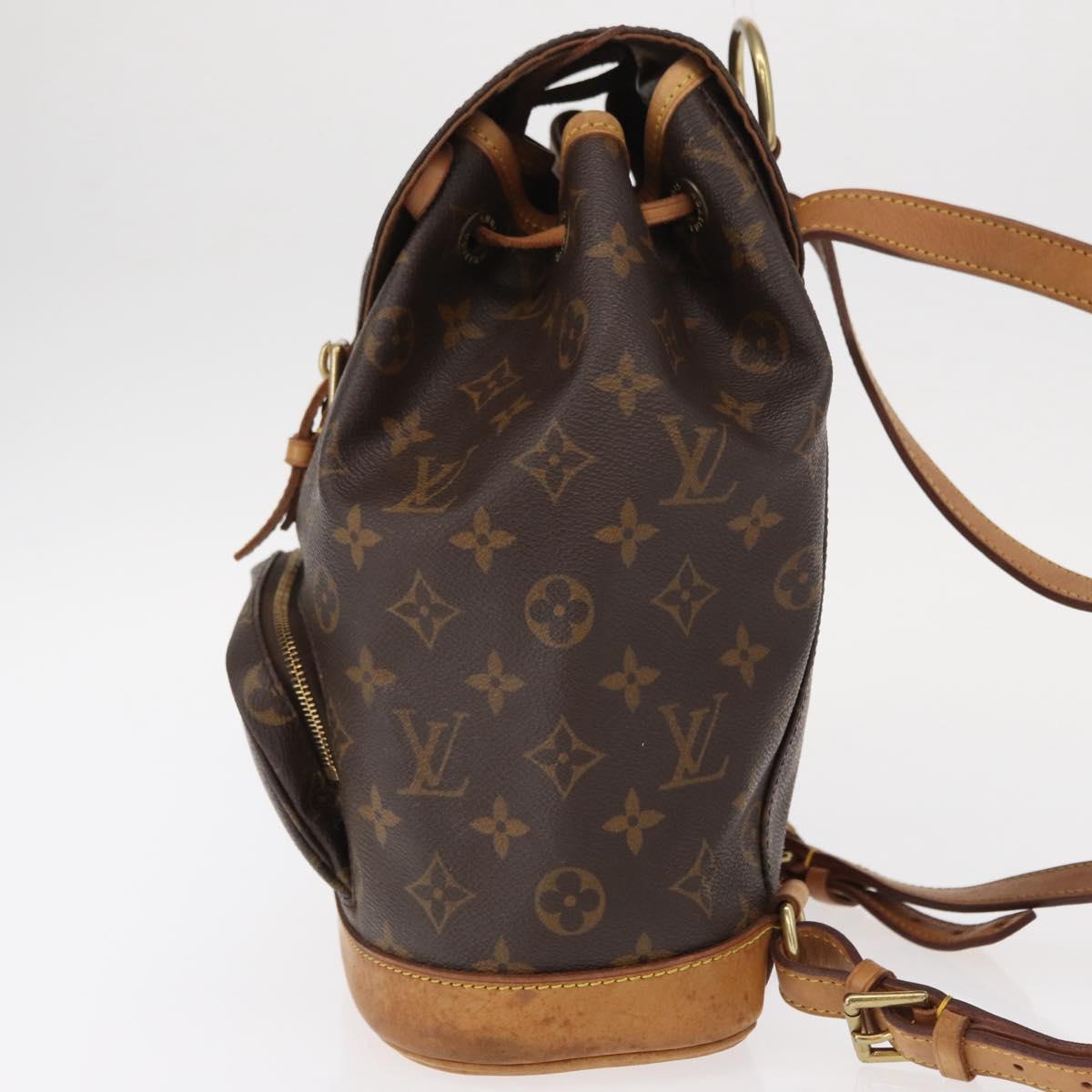 LOUIS VUITTON Monogram Montsouris MM Backpack M51136 LV Auth 155133